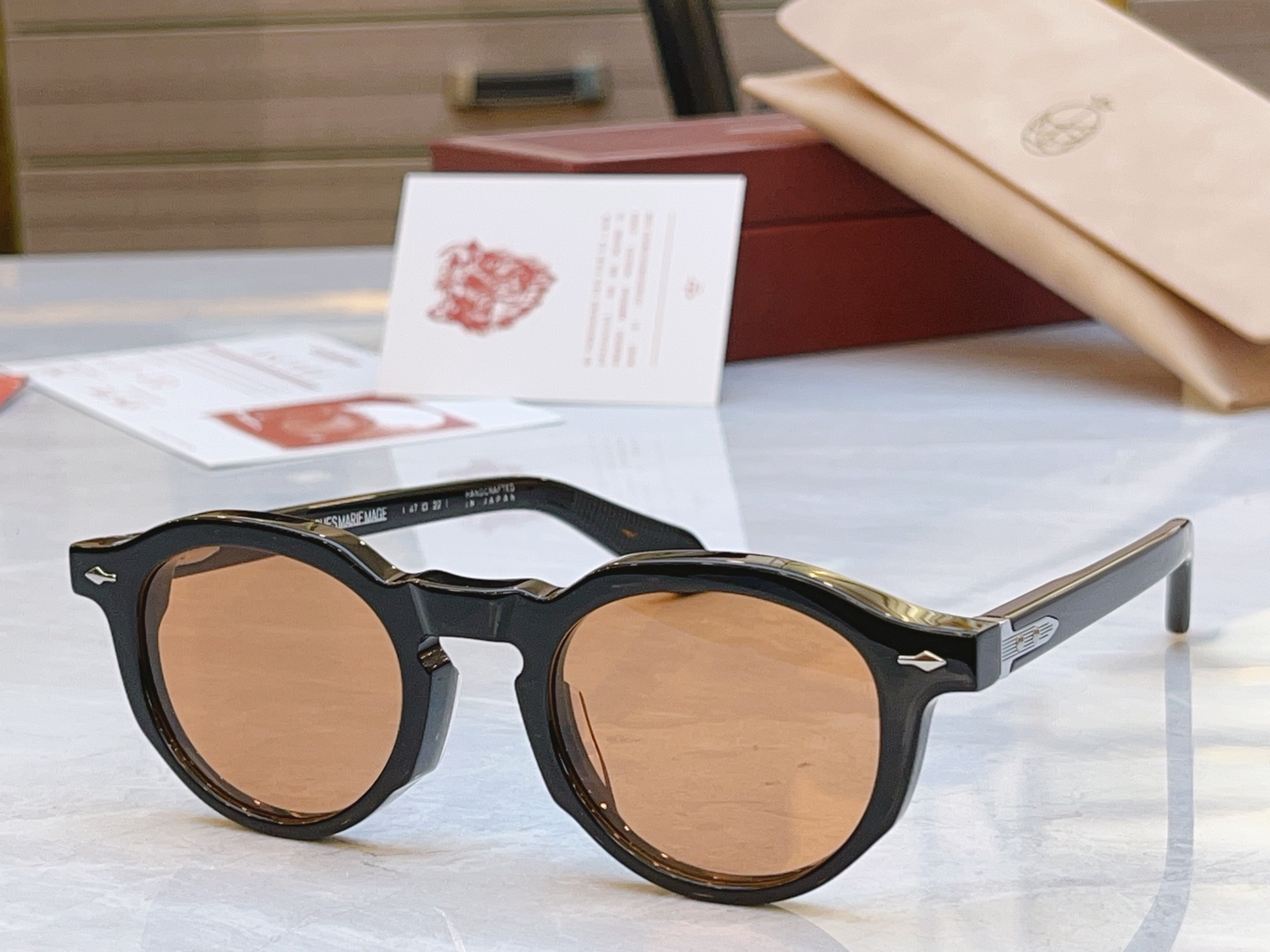 配送盒子，【Jacques Marie Mag*】 JMM新款太阳镜，Model：DEMONCEYI，S