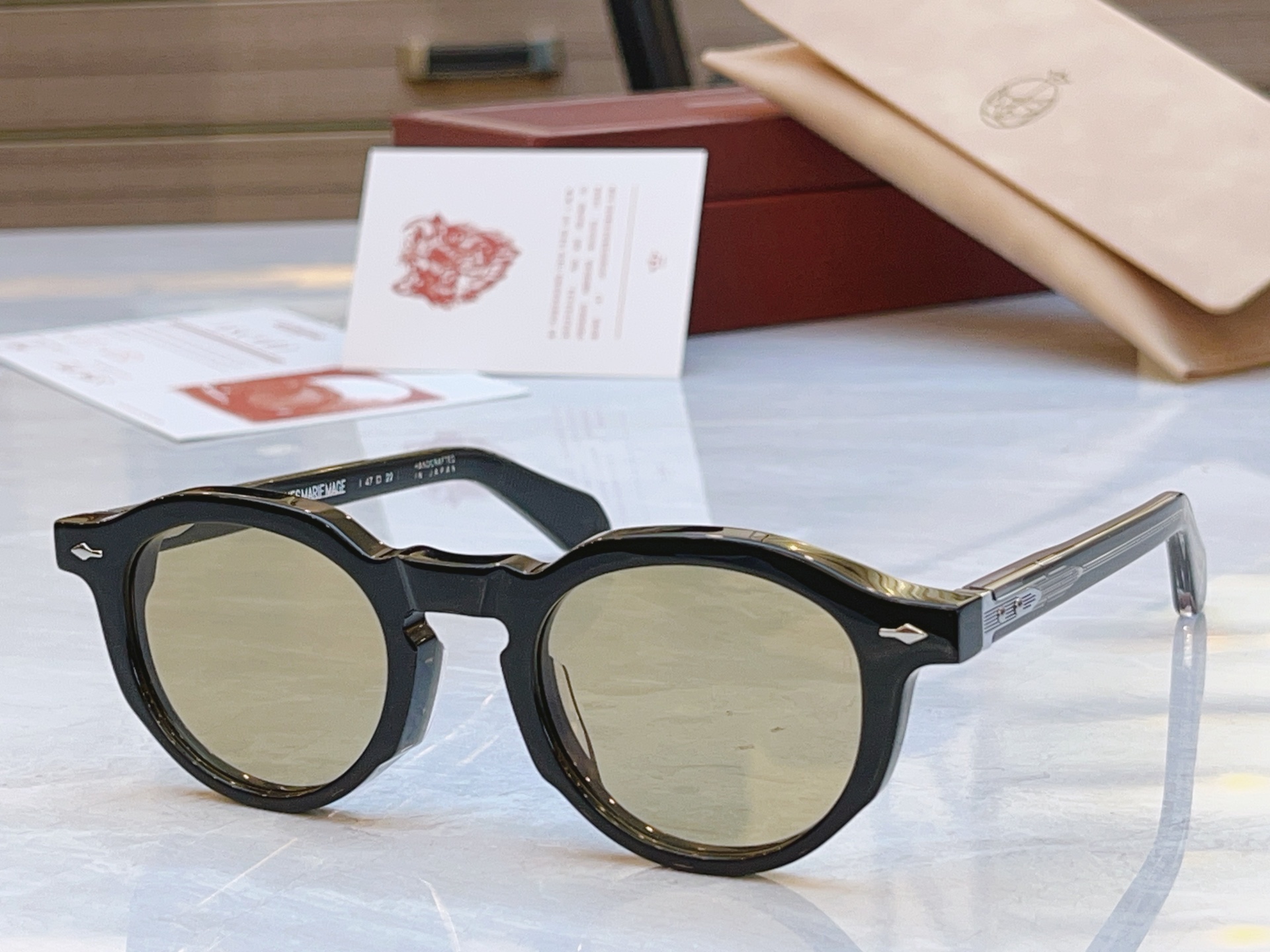 配送盒子，【Jacques Marie Mag*】 JMM新款太阳镜，Model：DEMONCEYI，S