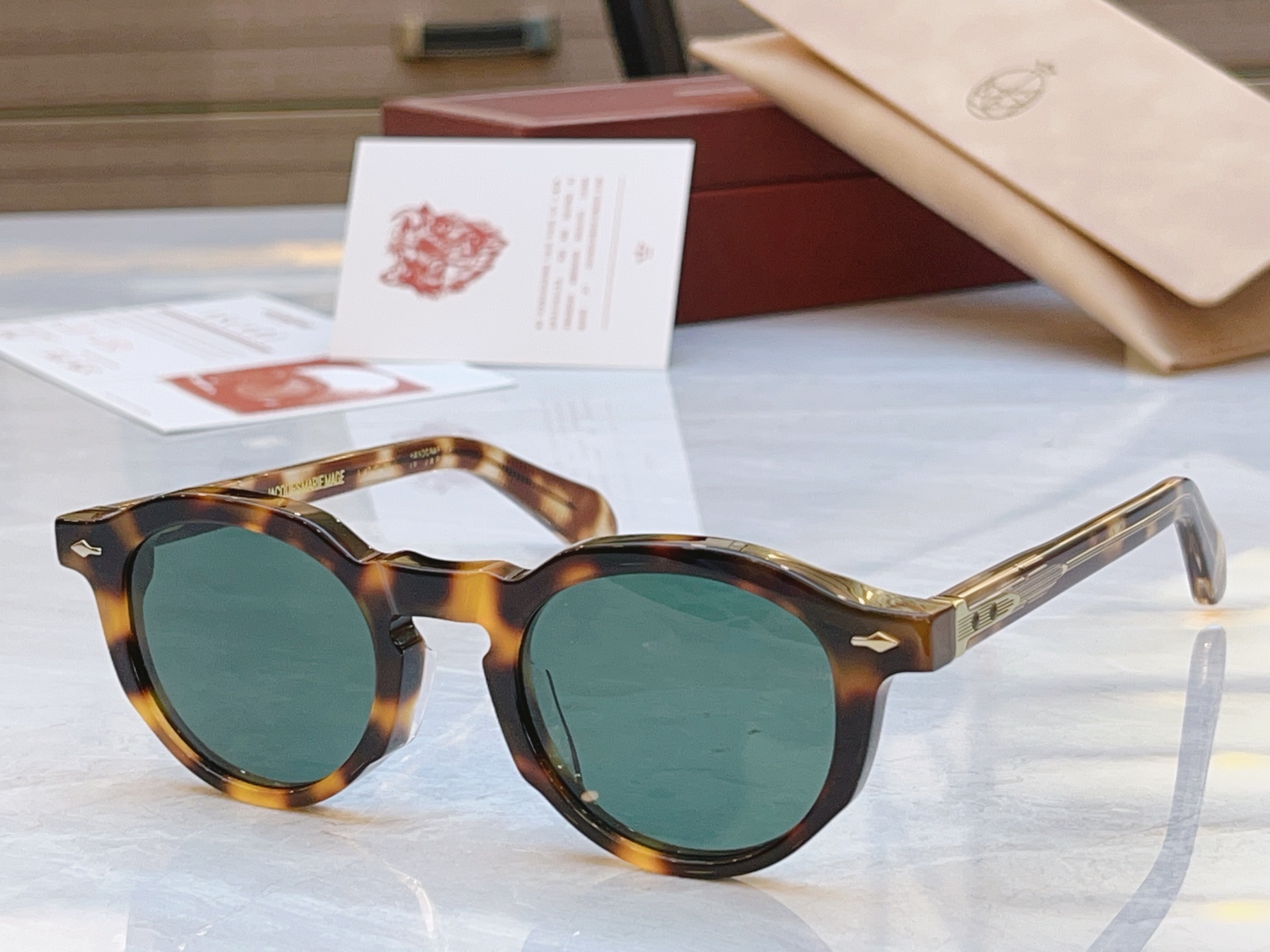 配送盒子，【Jacques Marie Mag*】 JMM新款太阳镜，Model：DEMONCEYI，S