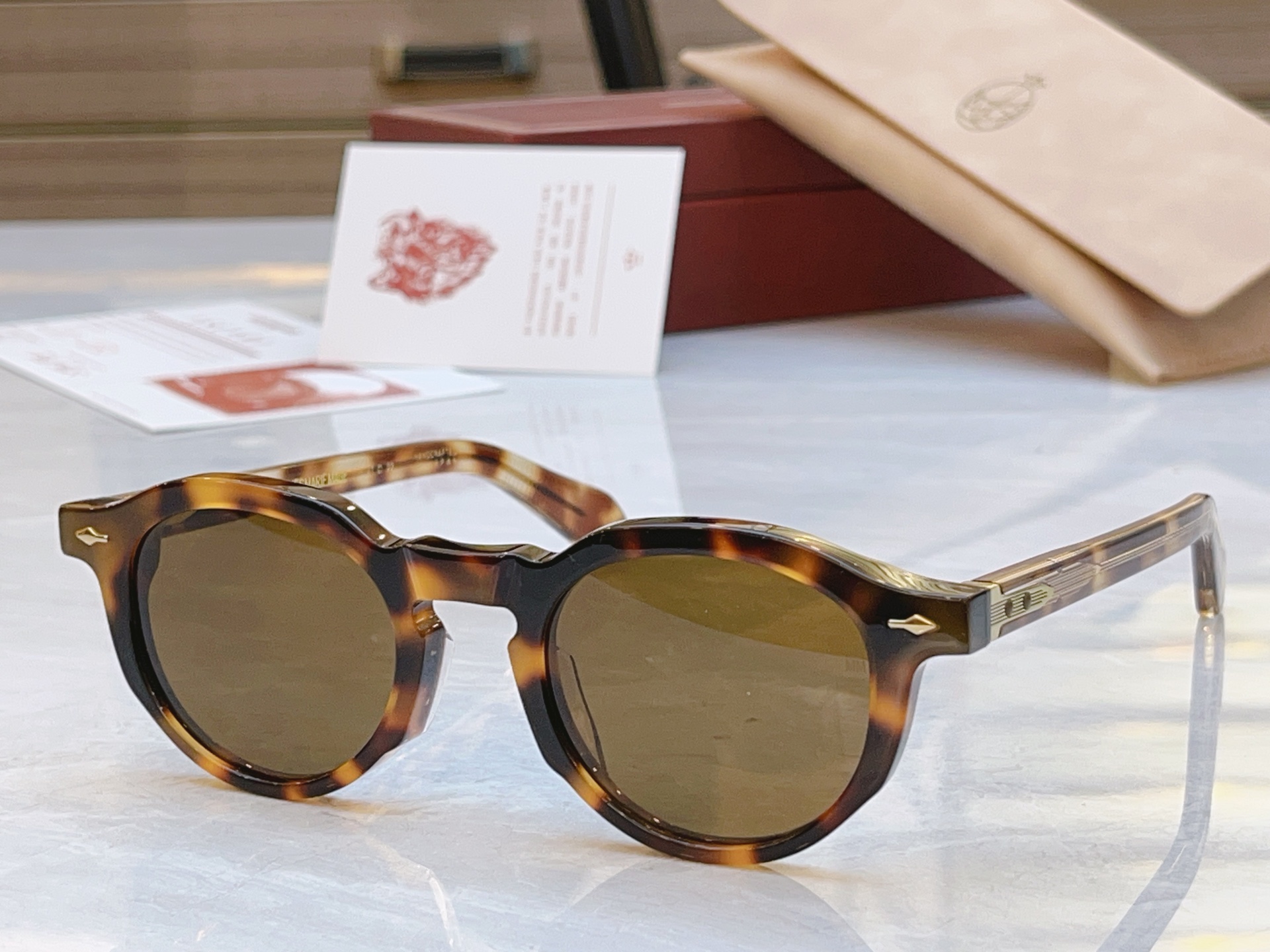 配送盒子，【Jacques Marie Mag*】 JMM新款太阳镜，Model：DEMONCEYI，S