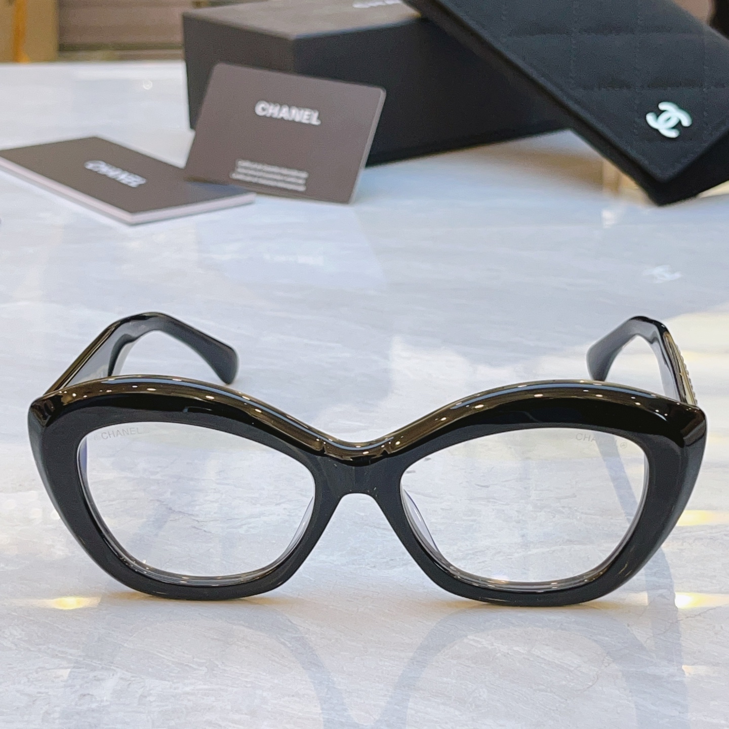 ，【CHANE*】香奈*儿新款眼镜架，MODEL：9161B，SIZE：53口19-145