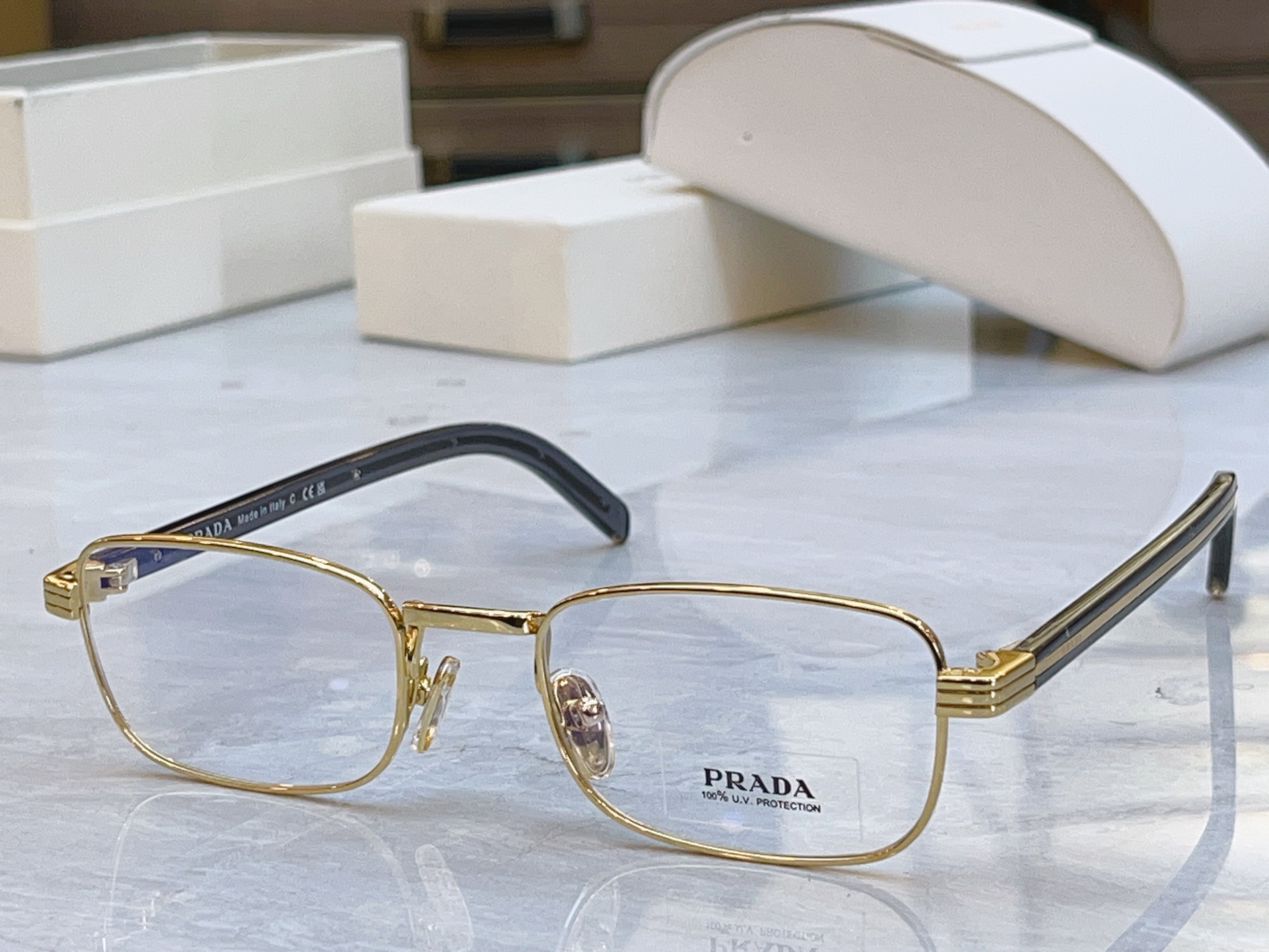 ，【PRAD*】普拉*达新款眼镜架，MODEL：PR C54V，SIZE：52口22-145