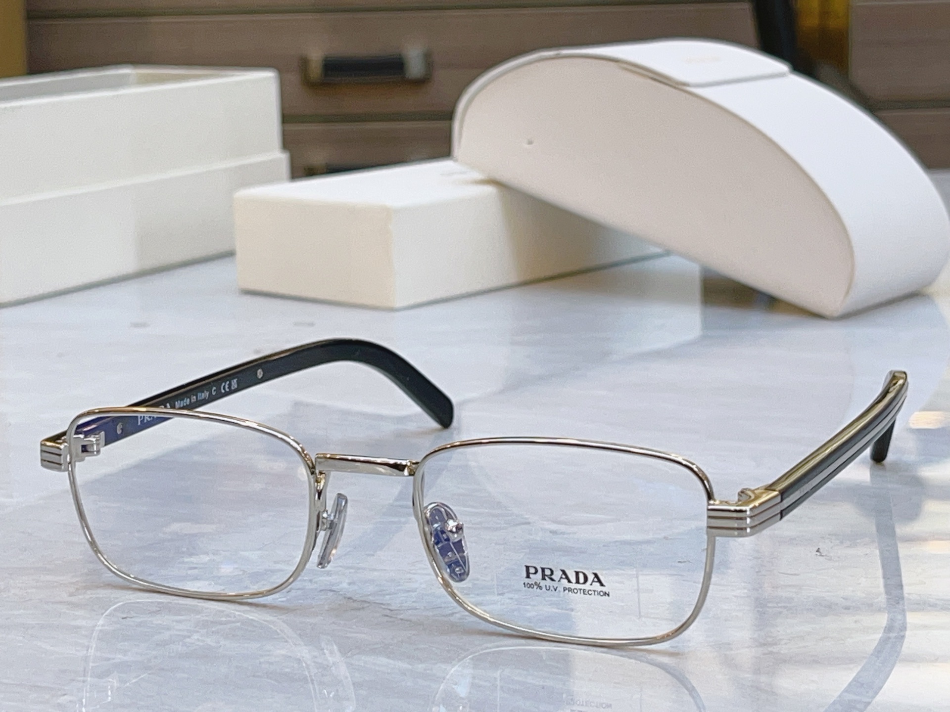 ，【PRAD*】普拉*达新款眼镜架，MODEL：PR C54V，SIZE：52口22-145