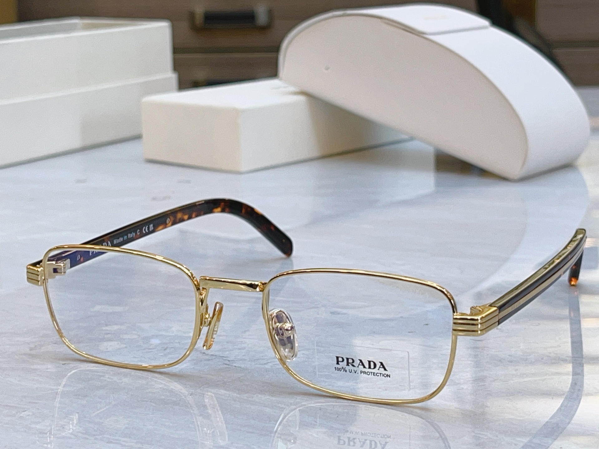 ，【PRAD*】普拉*达新款眼镜架，MODEL：PR C54V，SIZE：52口22-145