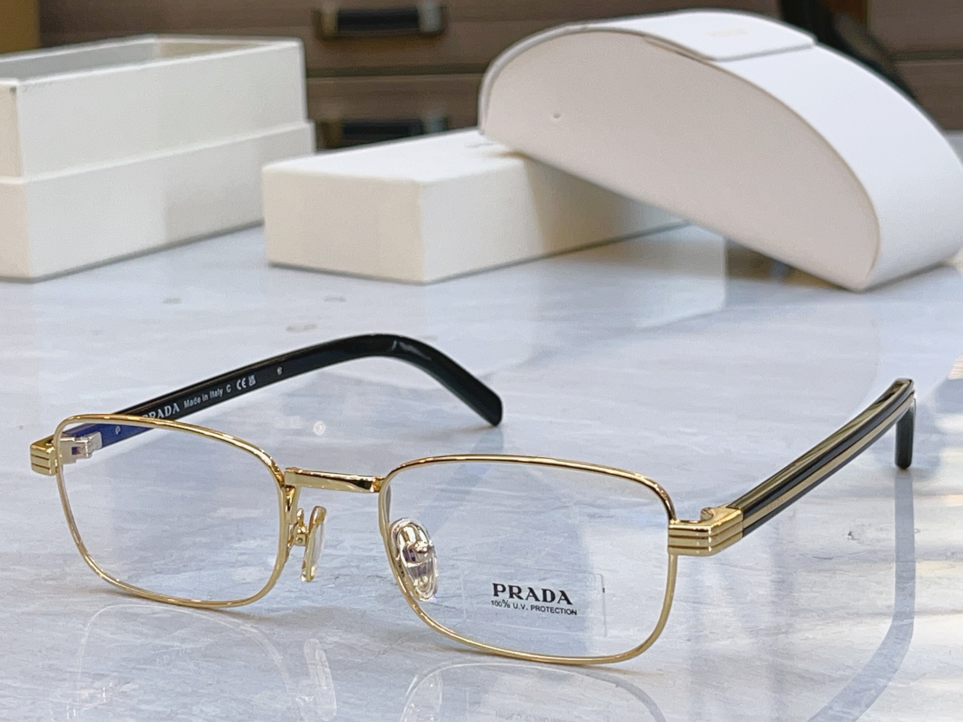 ，【PRAD*】普拉*达新款眼镜架，MODEL：PR C54V，SIZE：52口22-145