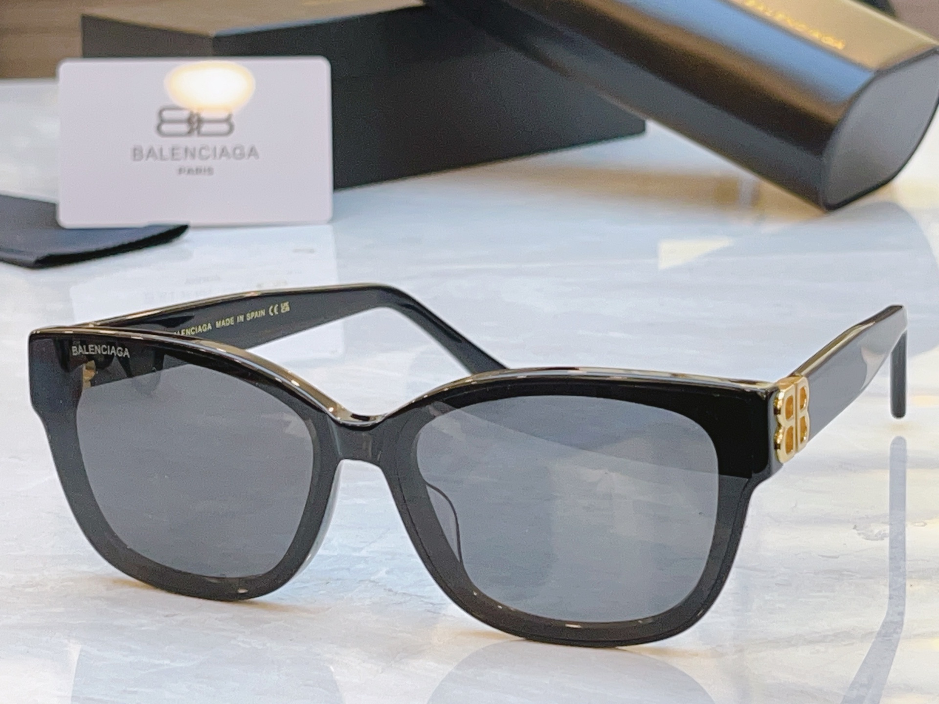 ，【BALENCIAG*】巴黎*世家新款太阳镜，MODEL：BB0102SA，SIZE：55口18-14