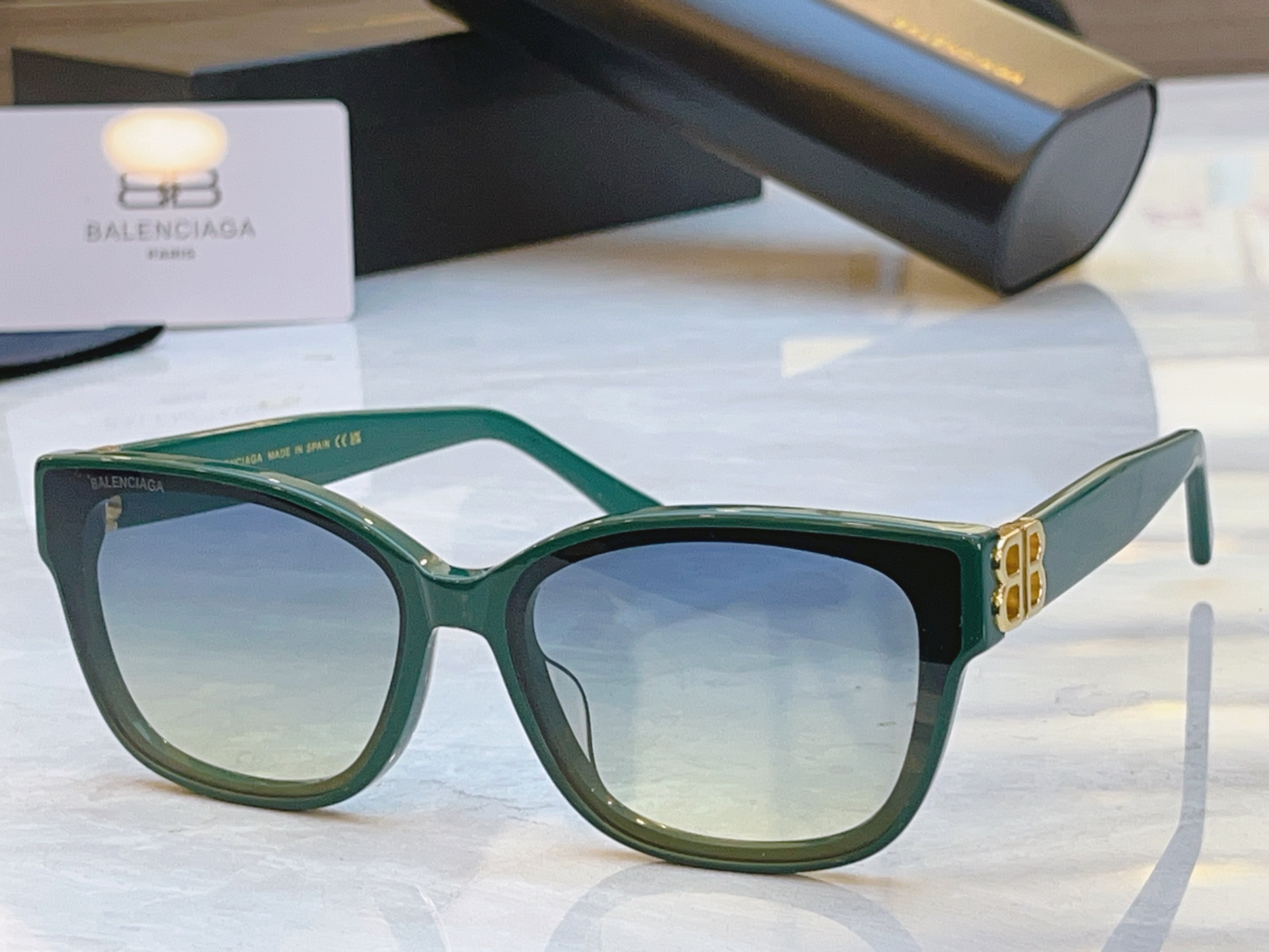 ，【BALENCIAG*】巴黎*世家新款太阳镜，MODEL：BB0102SA，SIZE：55口18-14