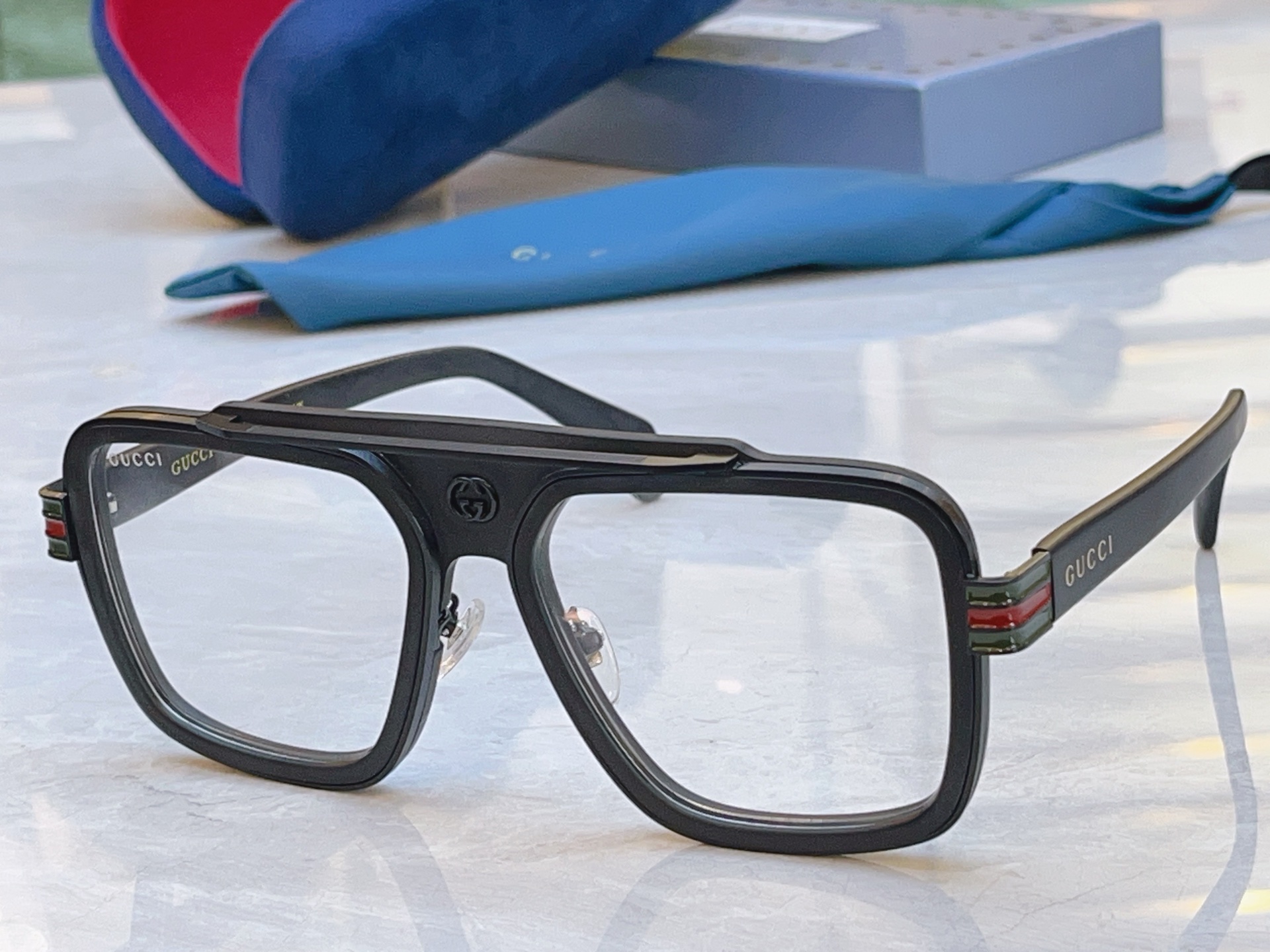 ，【GUCC*】古*驰新款眼镜架，MODEL：GG1607，SIZE：57口19-145