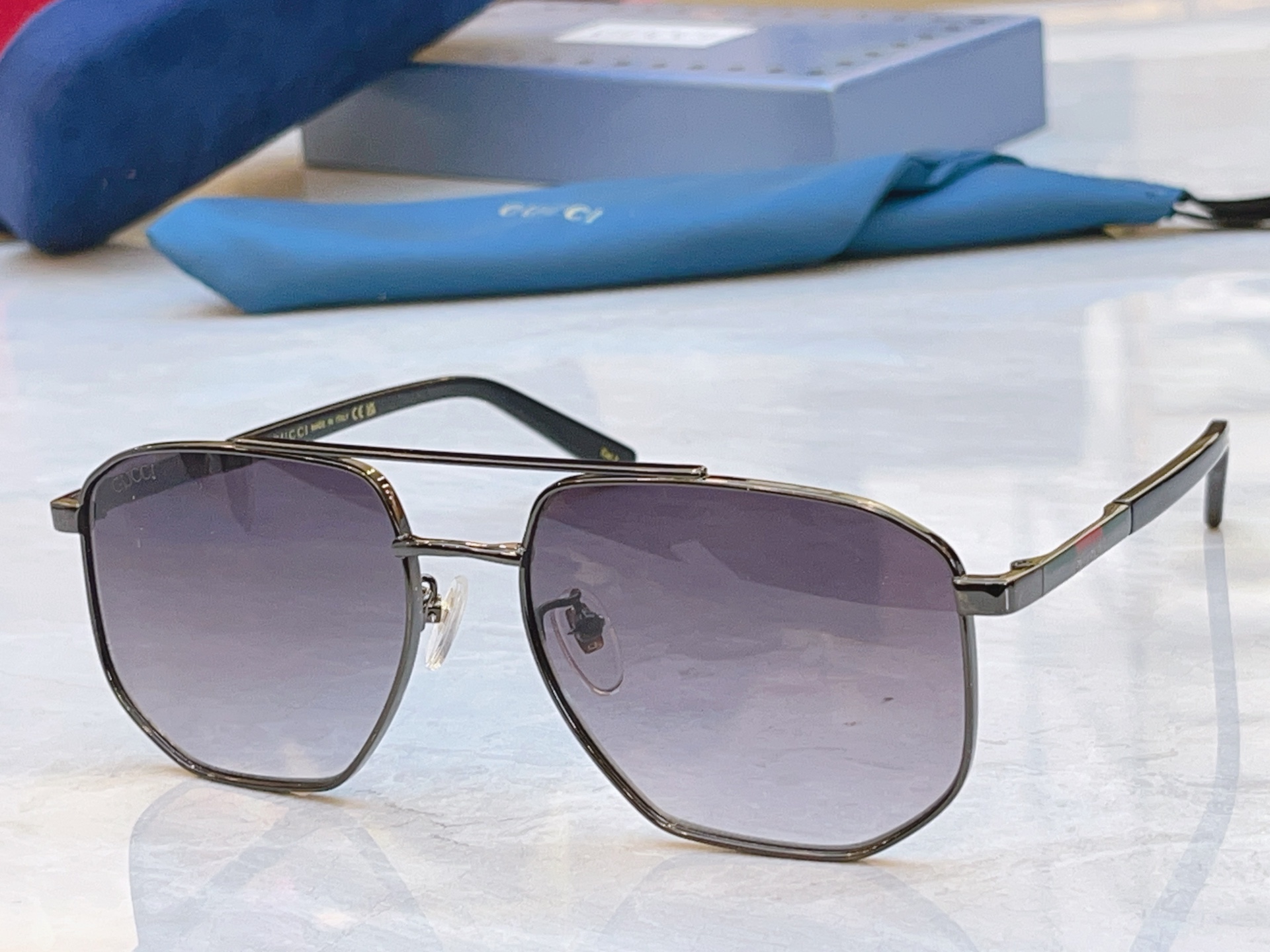 ，【GUCC*】古*驰新款眼镜架，MODEL：GG2078S，SIZE：58口17-145