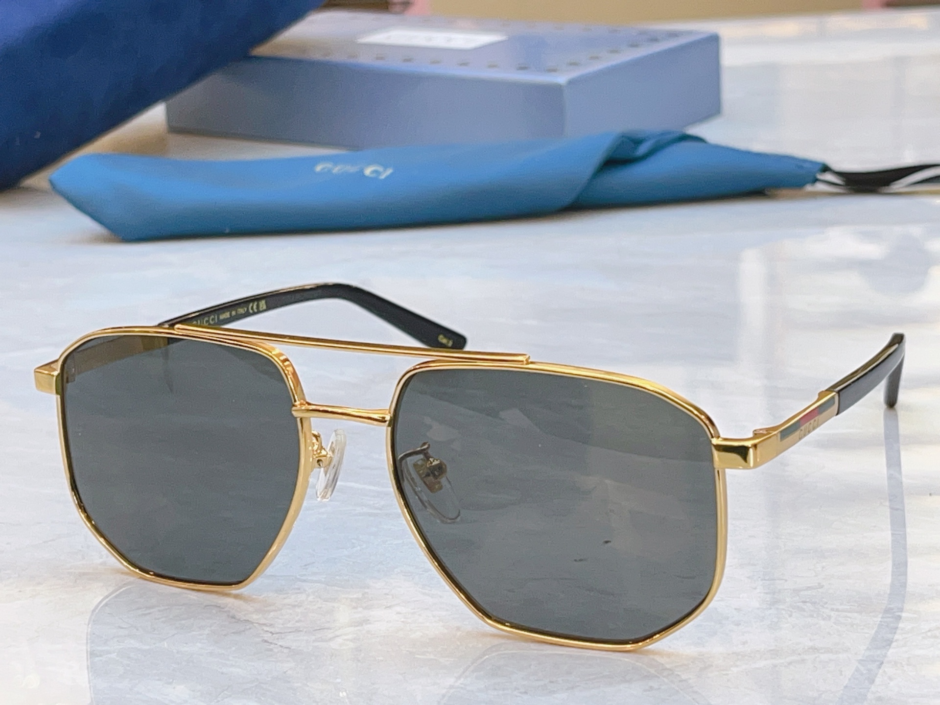 ，【GUCC*】古*驰新款眼镜架，MODEL：GG2078S，SIZE：58口17-145