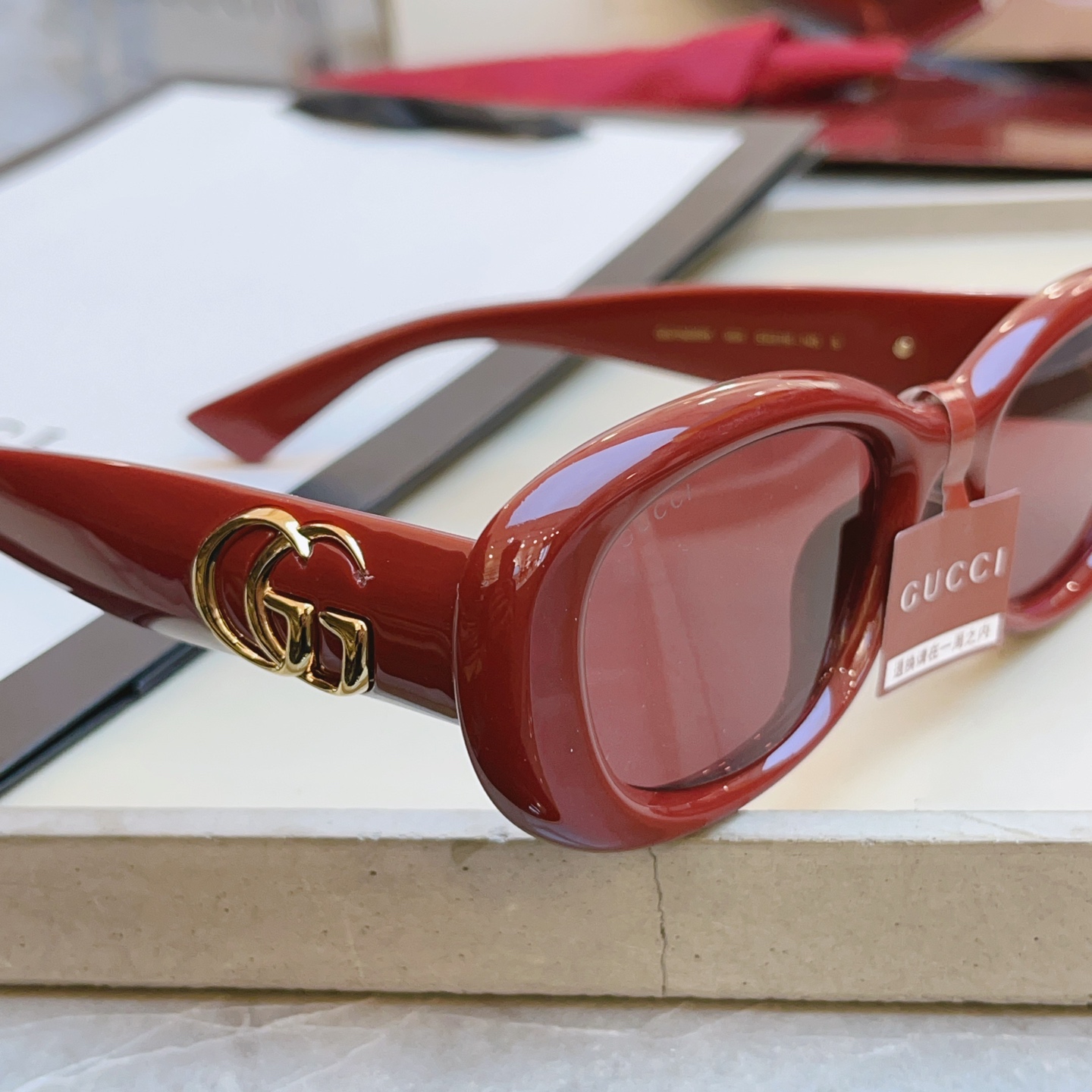 ，【GUCC*】古*驰新款太阳镜 高版本✨，MODEL：GG1829SK，SIZE：53口18-145 