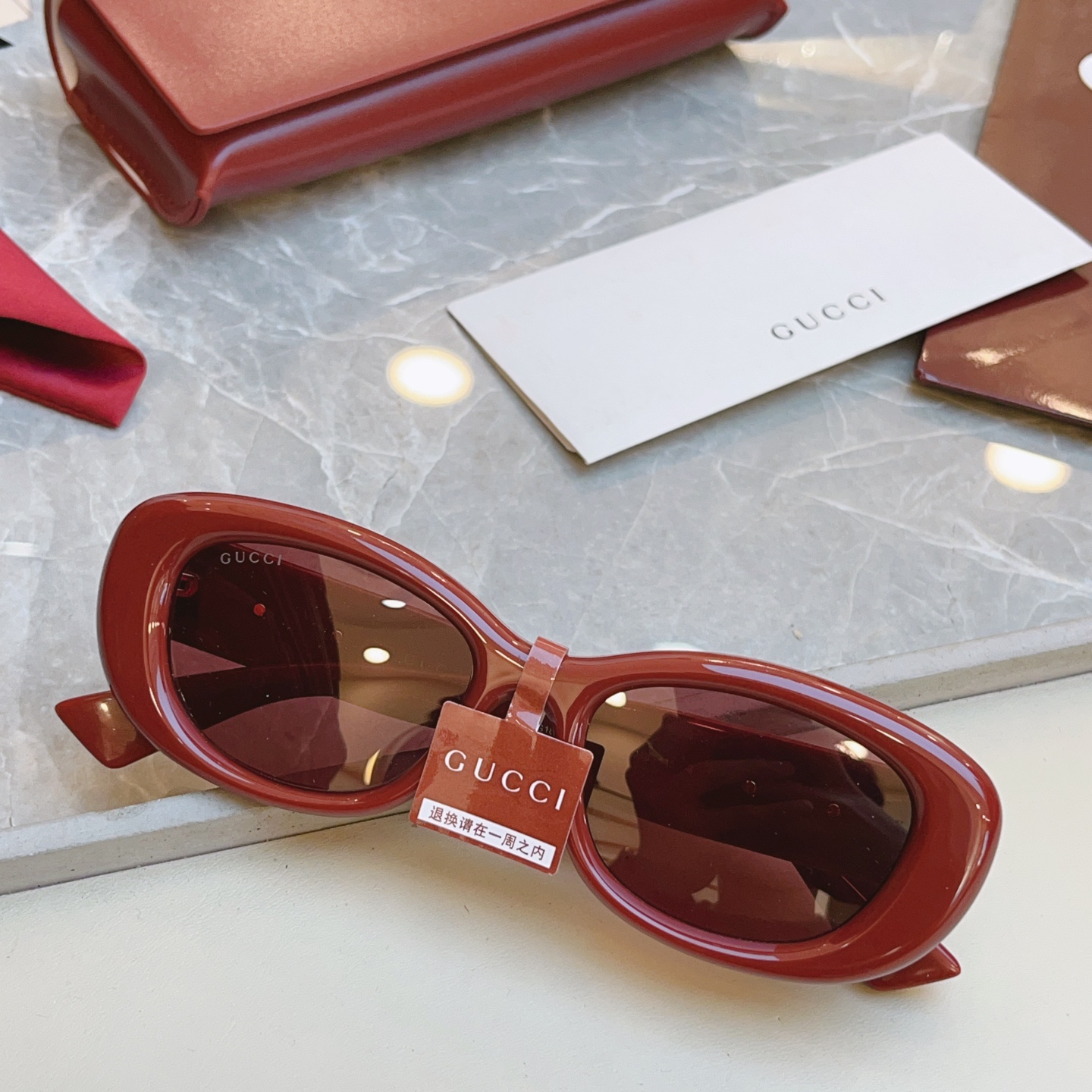 ，【GUCC*】古*驰新款太阳镜 高版本✨，MODEL：GG1829SK，SIZE：53口18-145 