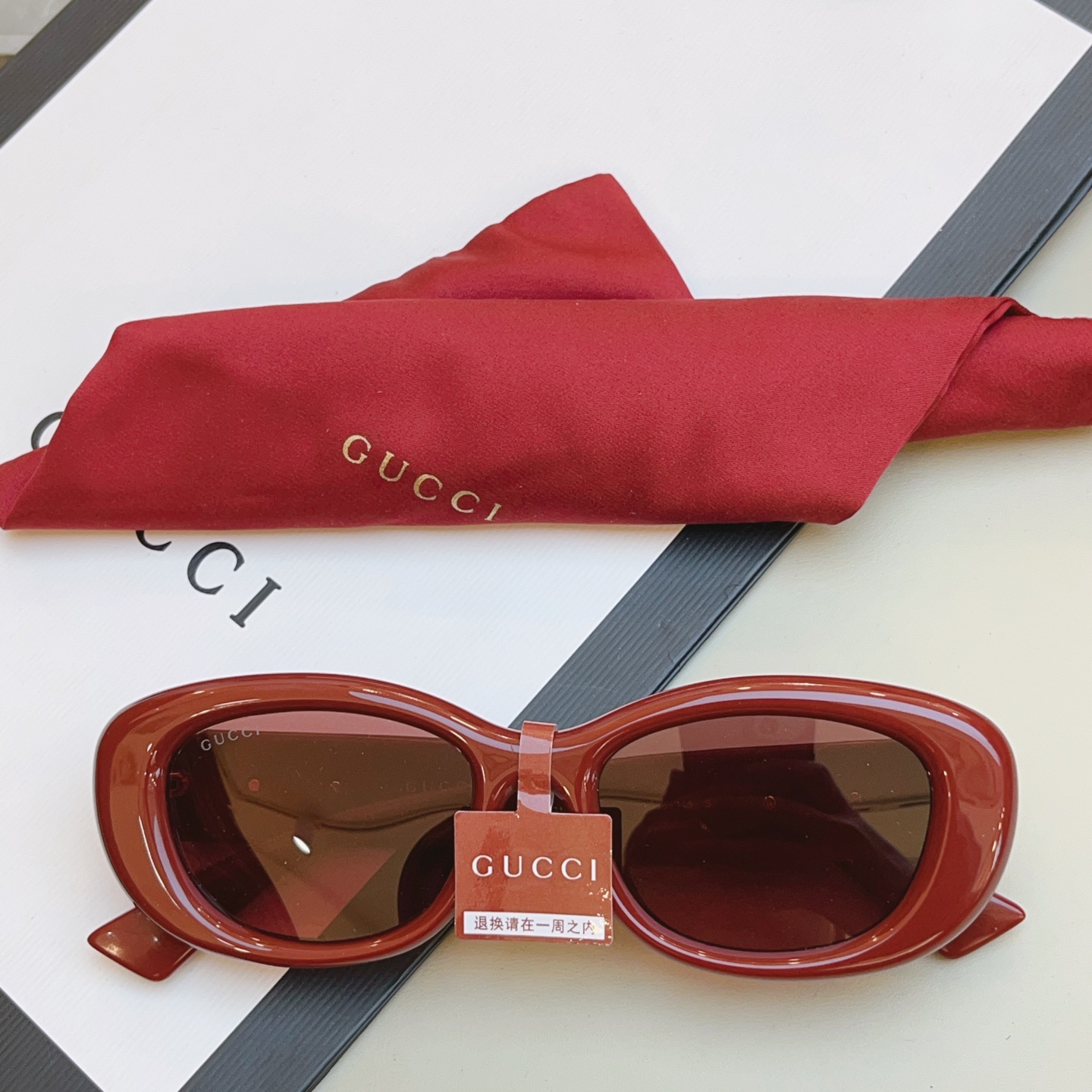 ，【GUCC*】古*驰新款太阳镜 高版本✨，MODEL：GG1829SK，SIZE：53口18-145 