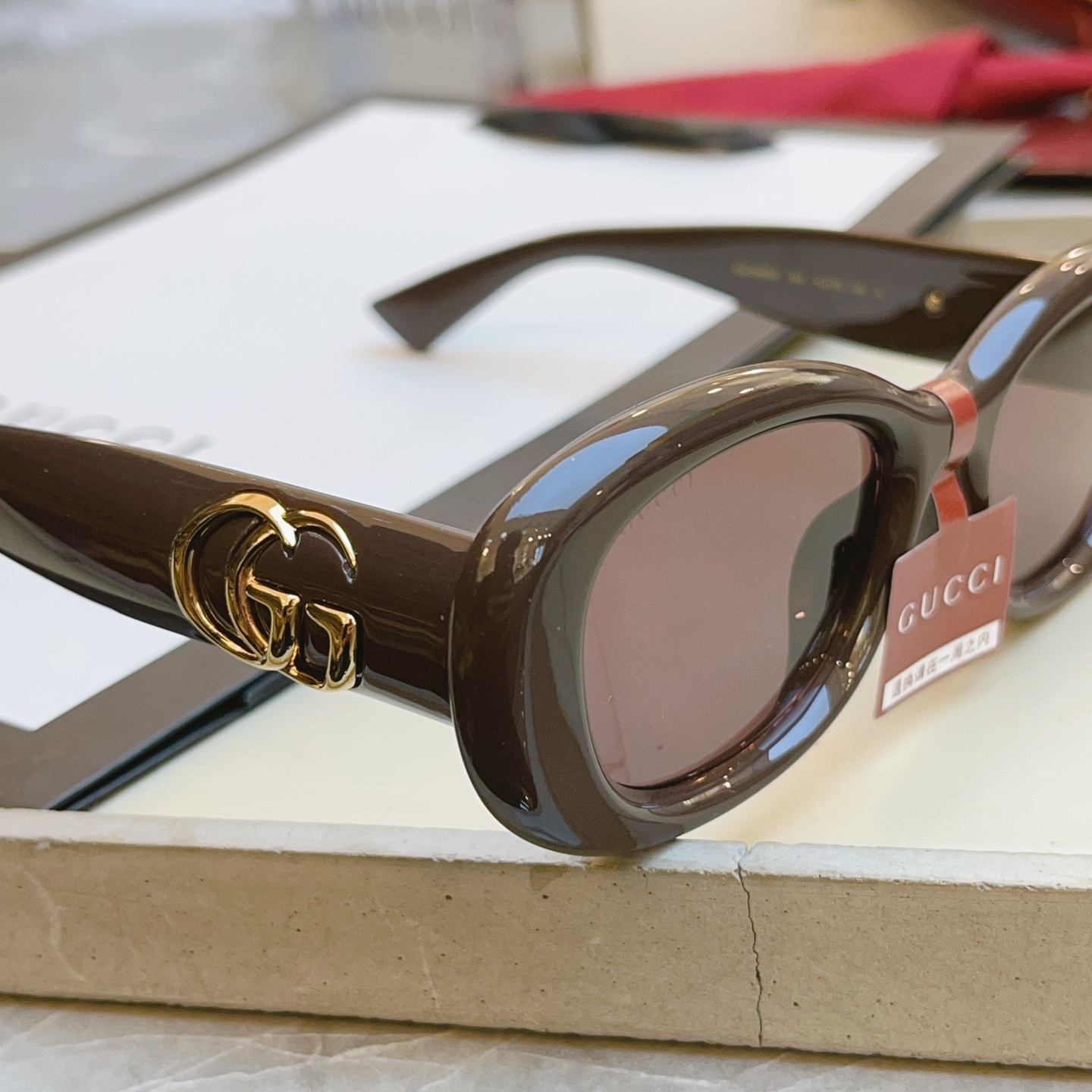 ，【GUCC*】古*驰新款太阳镜 高版本✨，MODEL：GG1829SK，SIZE：53口18-145 