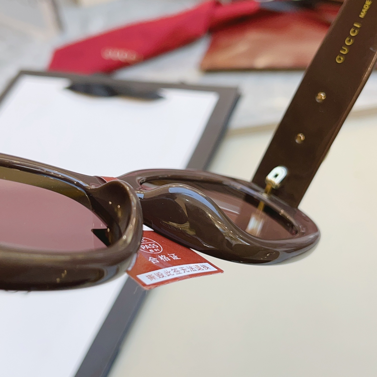 ，【GUCC*】古*驰新款太阳镜 高版本✨，MODEL：GG1829SK，SIZE：53口18-145 