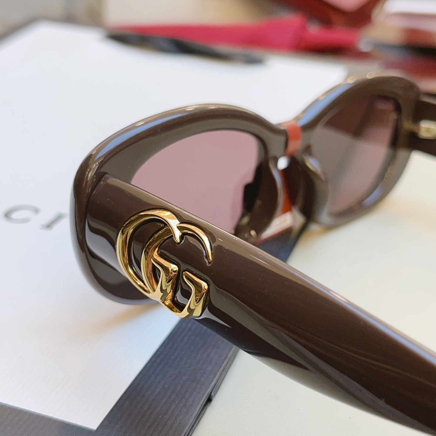，【GUCC*】古*驰新款太阳镜 高版本✨，MODEL：GG1829SK，SIZE：53口18-145 