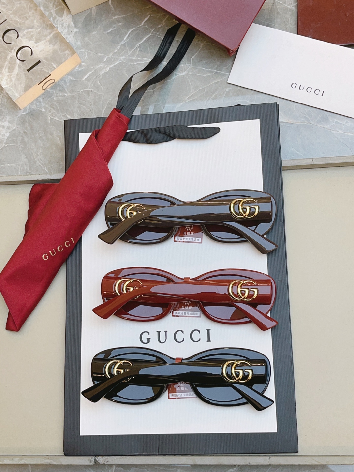 ，【GUCC*】古*驰新款太阳镜 高版本✨，MODEL：GG1829SK，SIZE：53口18-145 