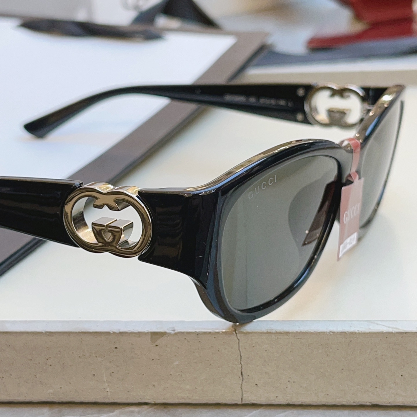 ，【GUCC*】古*驰新款太阳镜 高版本✨，MODEL：GG1826SK，SIZE：57口16-140 