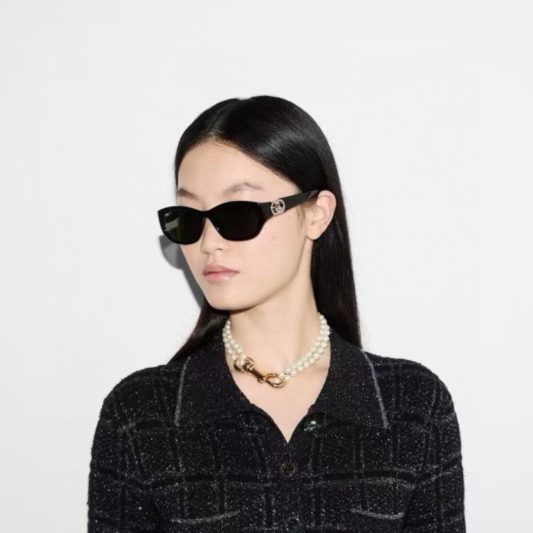 ，【GUCC*】古*驰新款太阳镜 高版本✨，MODEL：GG1826SK，SIZE：57口16-140 