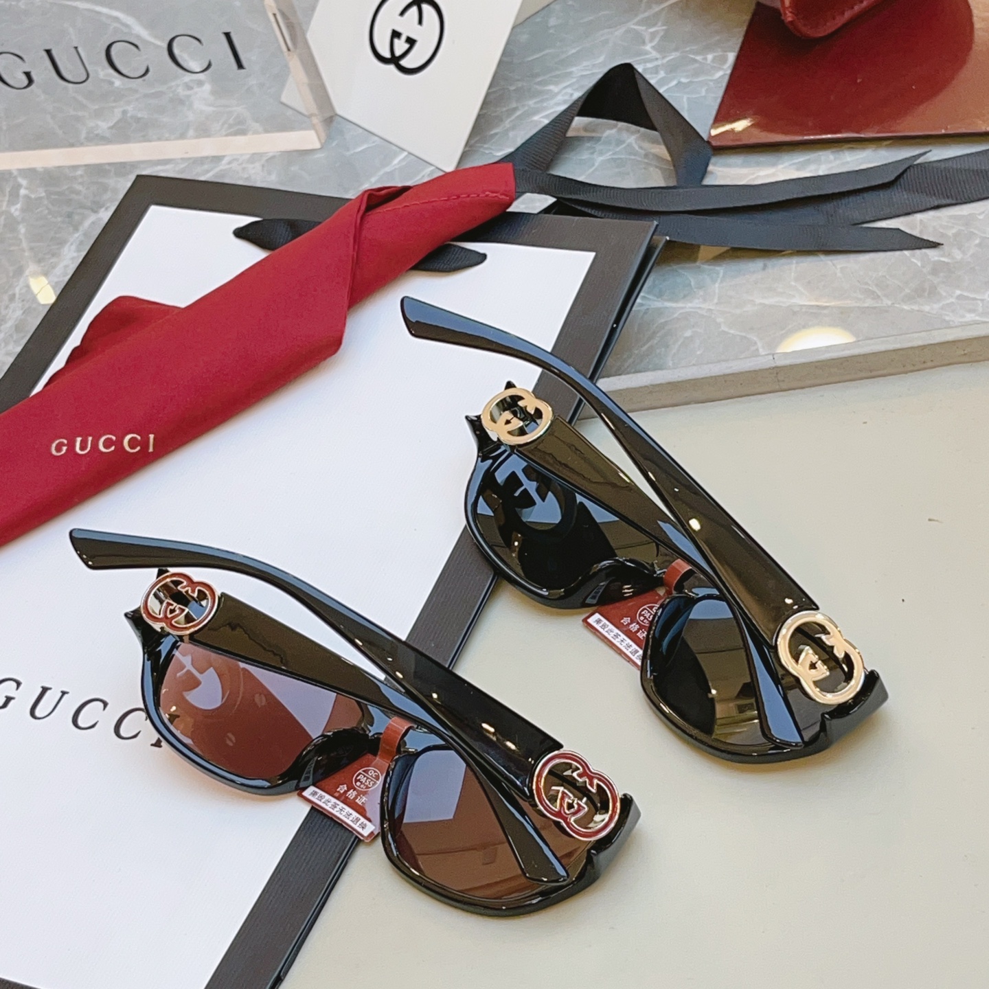 ，【GUCC*】古*驰新款太阳镜 高版本✨，MODEL：GG1826SK，SIZE：57口16-140 