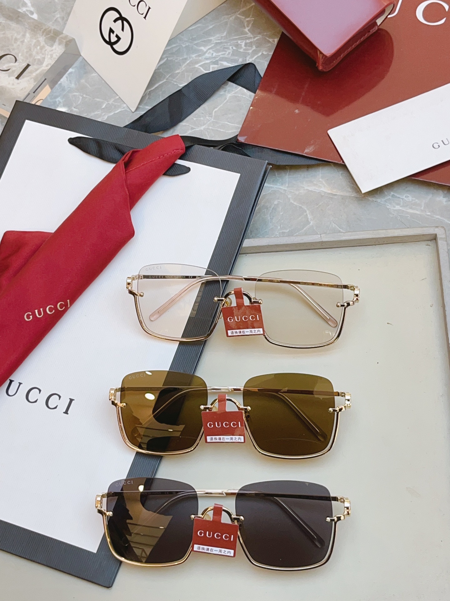 ，【GUCC*】古*驰新款太阳镜 高版本✨，MODEL：GG1279S，SIZE：54口21-140 X