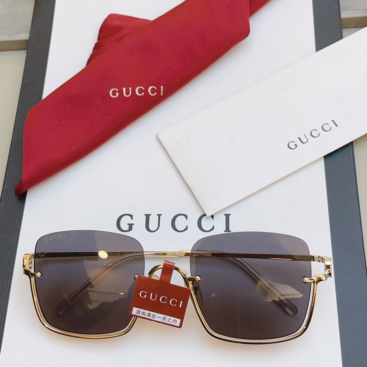 ，【GUCC*】古*驰新款太阳镜 高版本✨，MODEL：GG1279S，SIZE：54口21-140 X