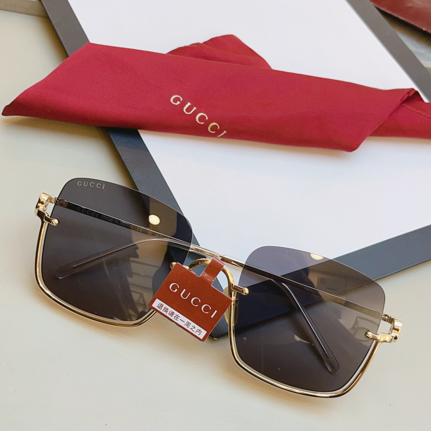 ，【GUCC*】古*驰新款太阳镜 高版本✨，MODEL：GG1279S，SIZE：54口21-140 X