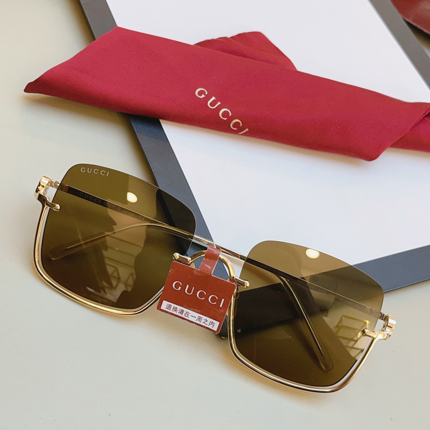 ，【GUCC*】古*驰新款太阳镜 高版本✨，MODEL：GG1279S，SIZE：54口21-140 X