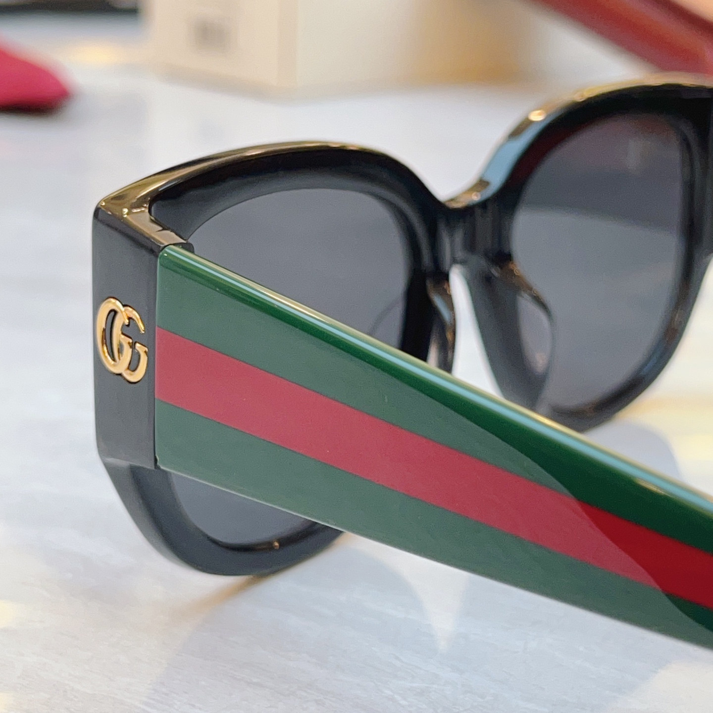 ，【GUCC*】古*驰新款太阳镜，GG1587S，SIZE:53口20-140