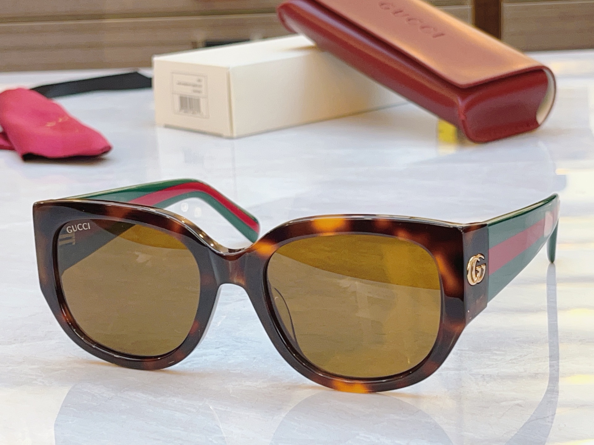 ，【GUCC*】古*驰新款太阳镜，GG1587S，SIZE:53口20-140