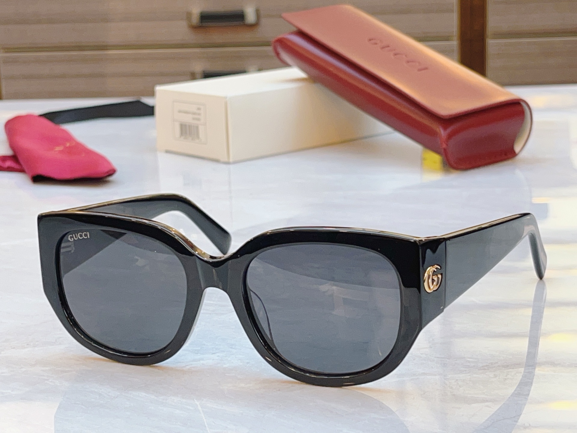 ，【GUCC*】古*驰新款太阳镜，GG1587S，SIZE:53口20-140