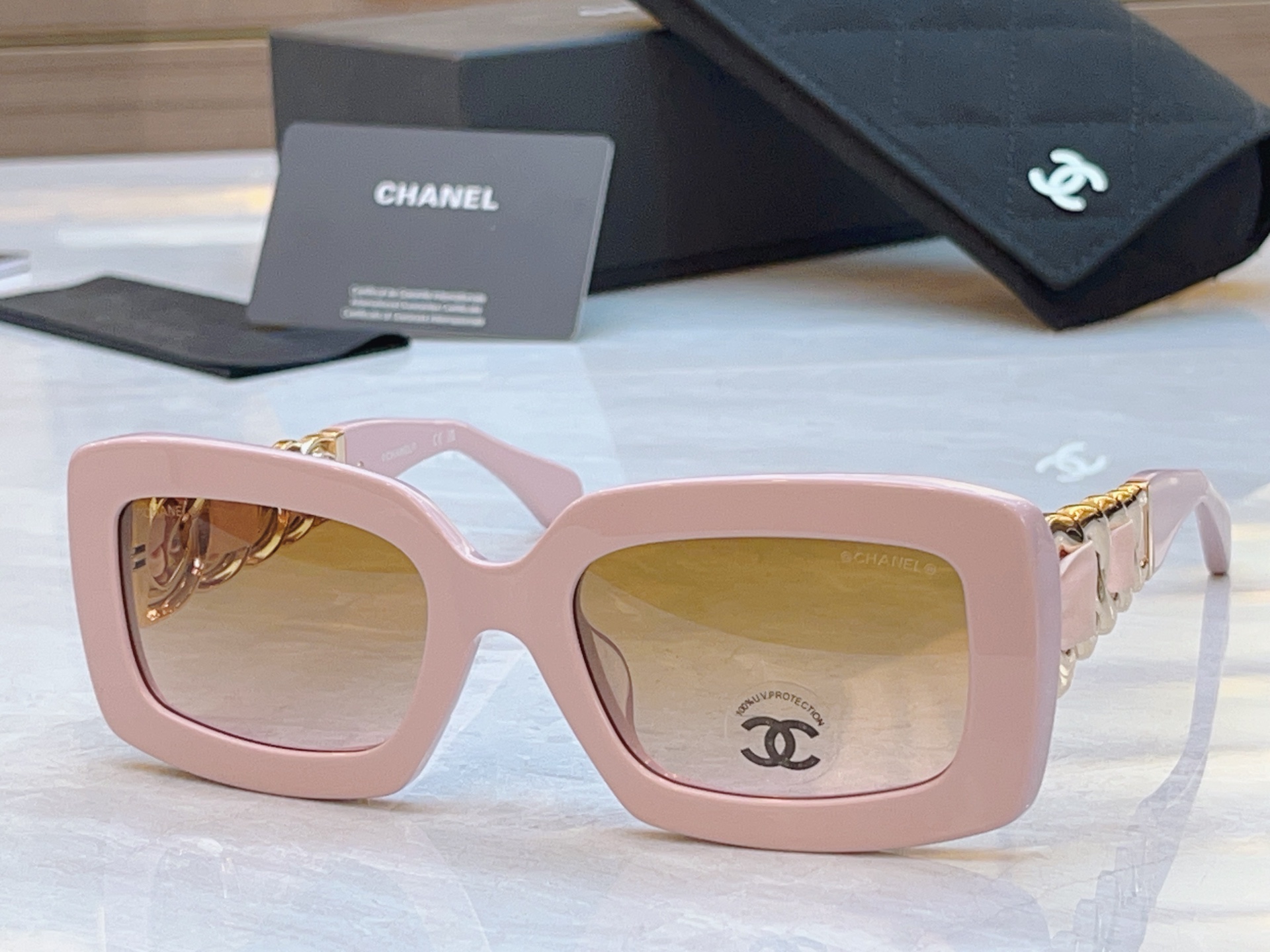 ，【CHANE*】香奈*儿新款太阳镜，MODEL：CH9183，SIZE：54口20-140