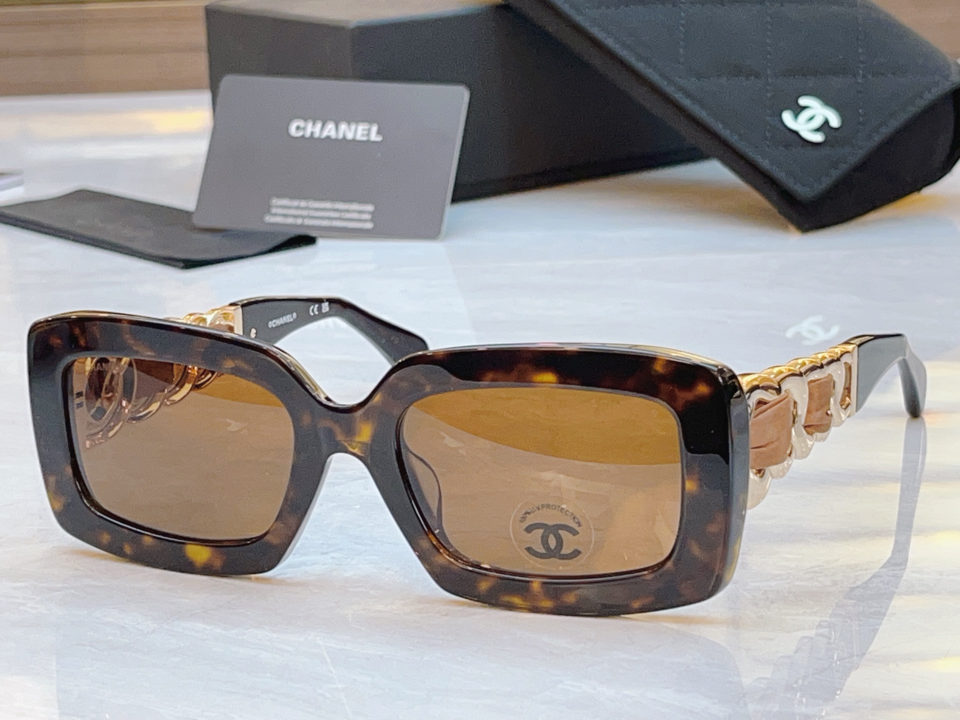 ，【CHANE*】香奈*儿新款太阳镜，MODEL：CH9183，SIZE：54口20-140