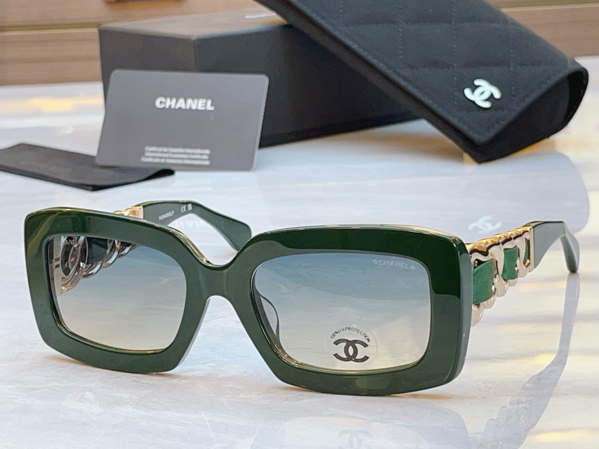 ，【CHANE*】香奈*儿新款太阳镜，MODEL：CH9183，SIZE：54口20-140