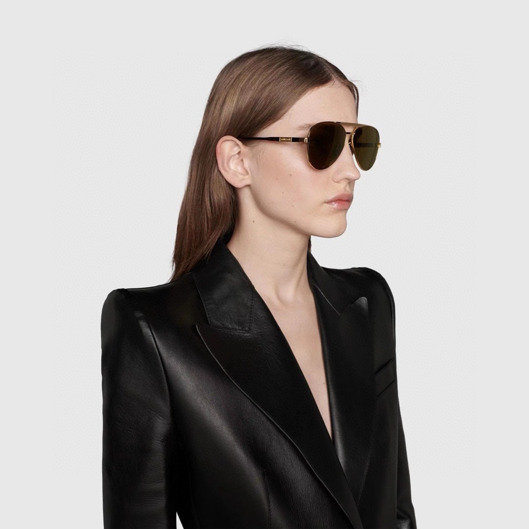 ，【GUCC*】古*驰新款太阳镜 高版本✨，MODEL：GG1163S，SIZE：60口13-145 M