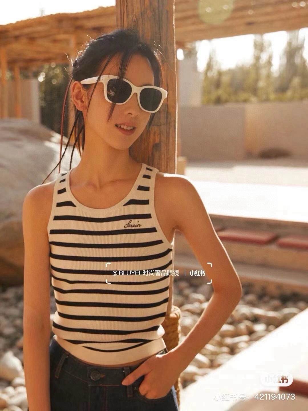 ，【CHANE*】香奈*儿新款太阳镜🕶️ 高版本✨，MODEL：CH5482-H，SIZE：54口17-