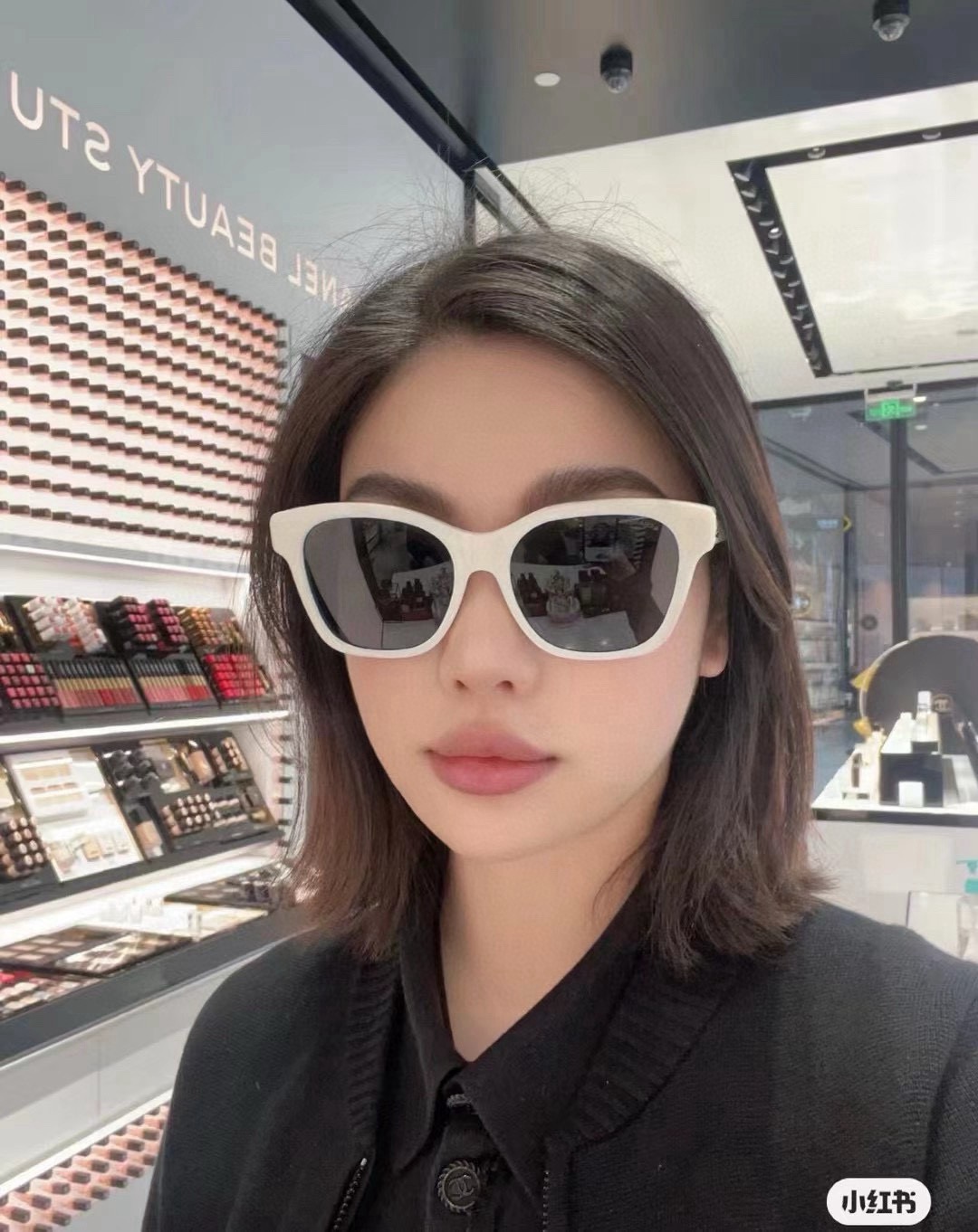 ，【CHANE*】香奈*儿新款太阳镜🕶️ 高版本✨，MODEL：CH5482-H，SIZE：54口17-
