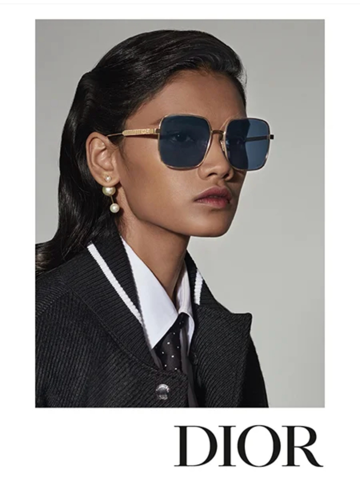，【DIO* 】迪*奥新款太阳镜🕶️，高版本 18K金电镀✨MODEL：DiorCannage S1U，