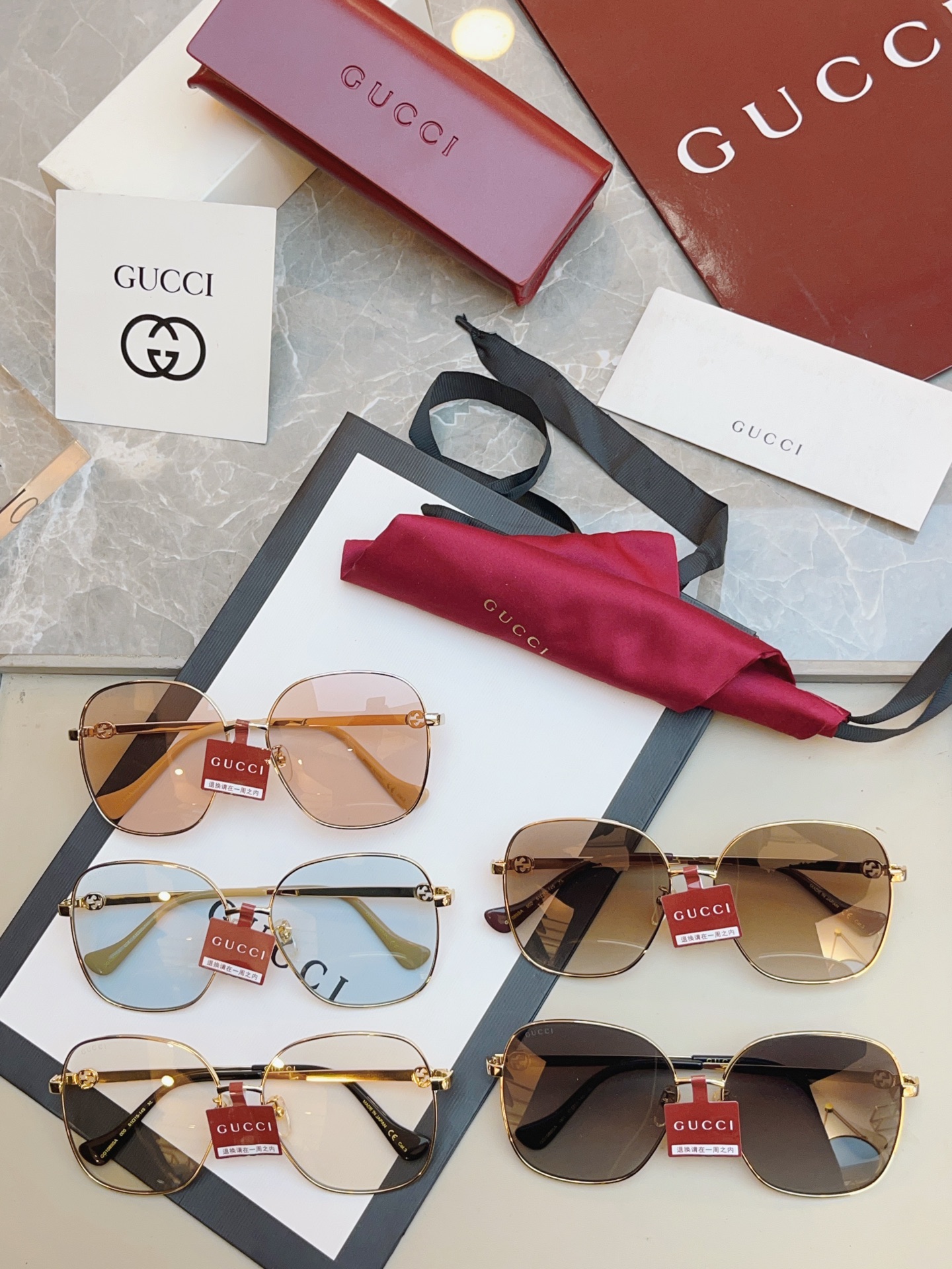 ，【GUCC*】古*驰新款太阳镜 高版本✨，MODEL：GG1089SA，SIZE：61口15-145 