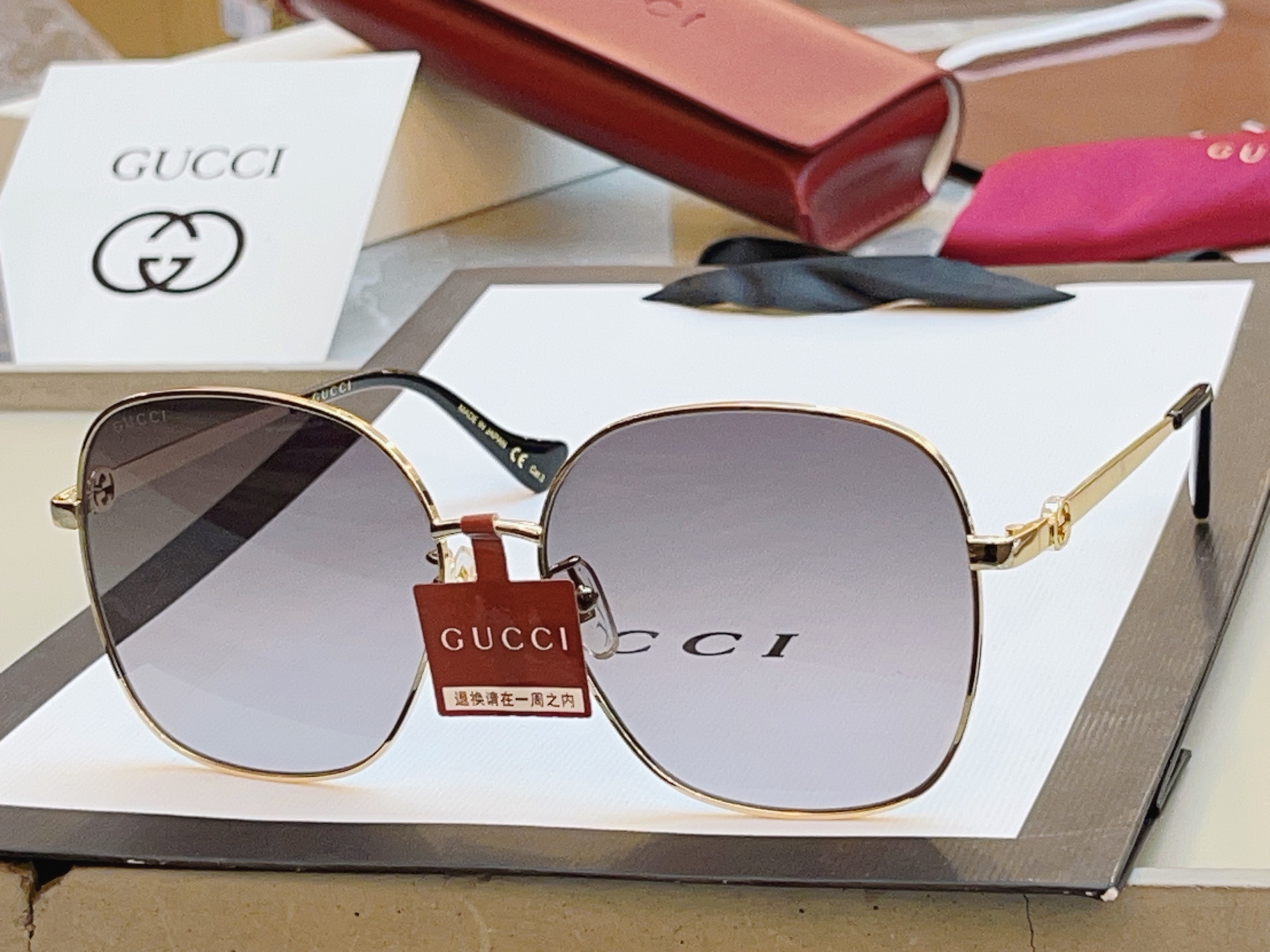 ，【GUCC*】古*驰新款太阳镜 高版本✨，MODEL：GG1089SA，SIZE：61口15-145 