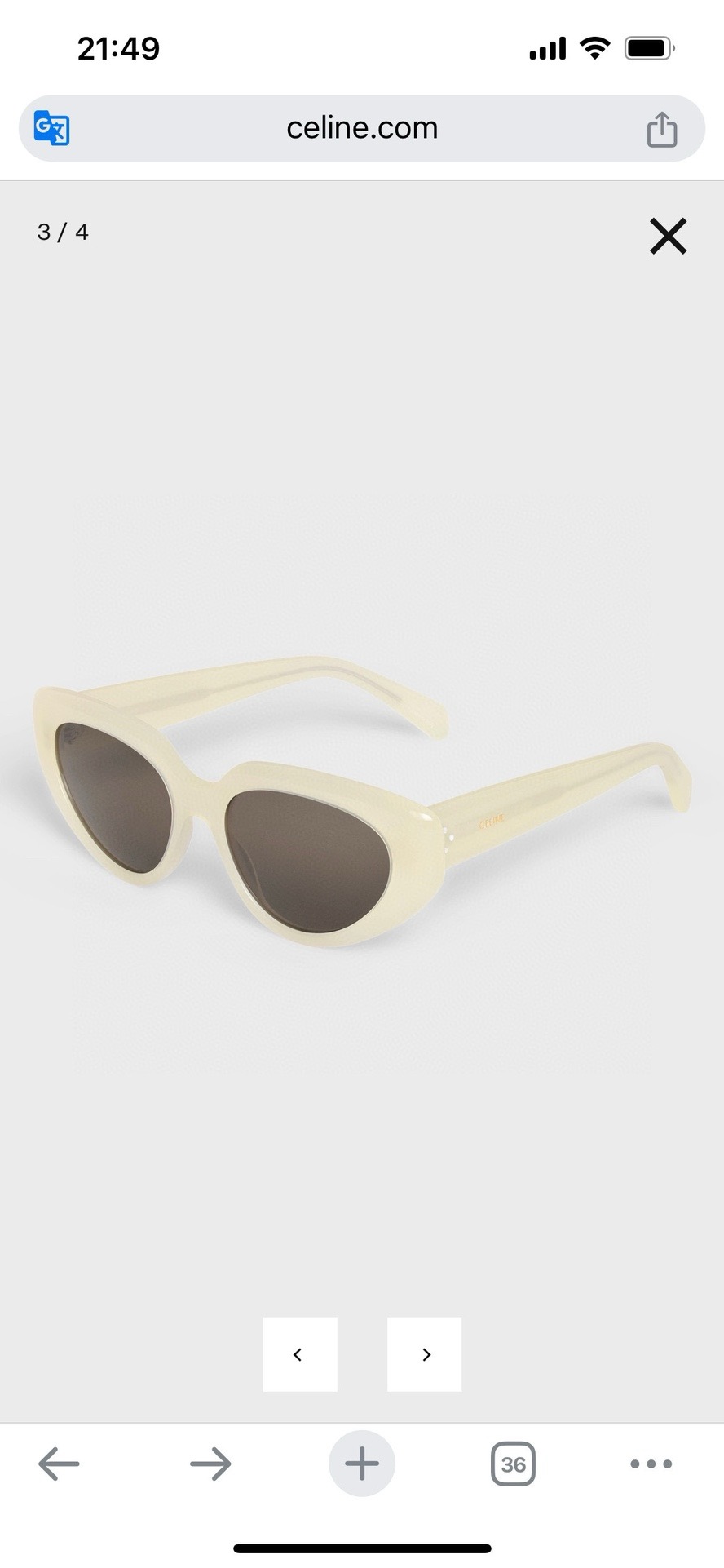 ，【CELIN*】赛*琳新款太阳镜🕶️ 高品质✨， MODEL:CL40286I，SIZE: 53口17