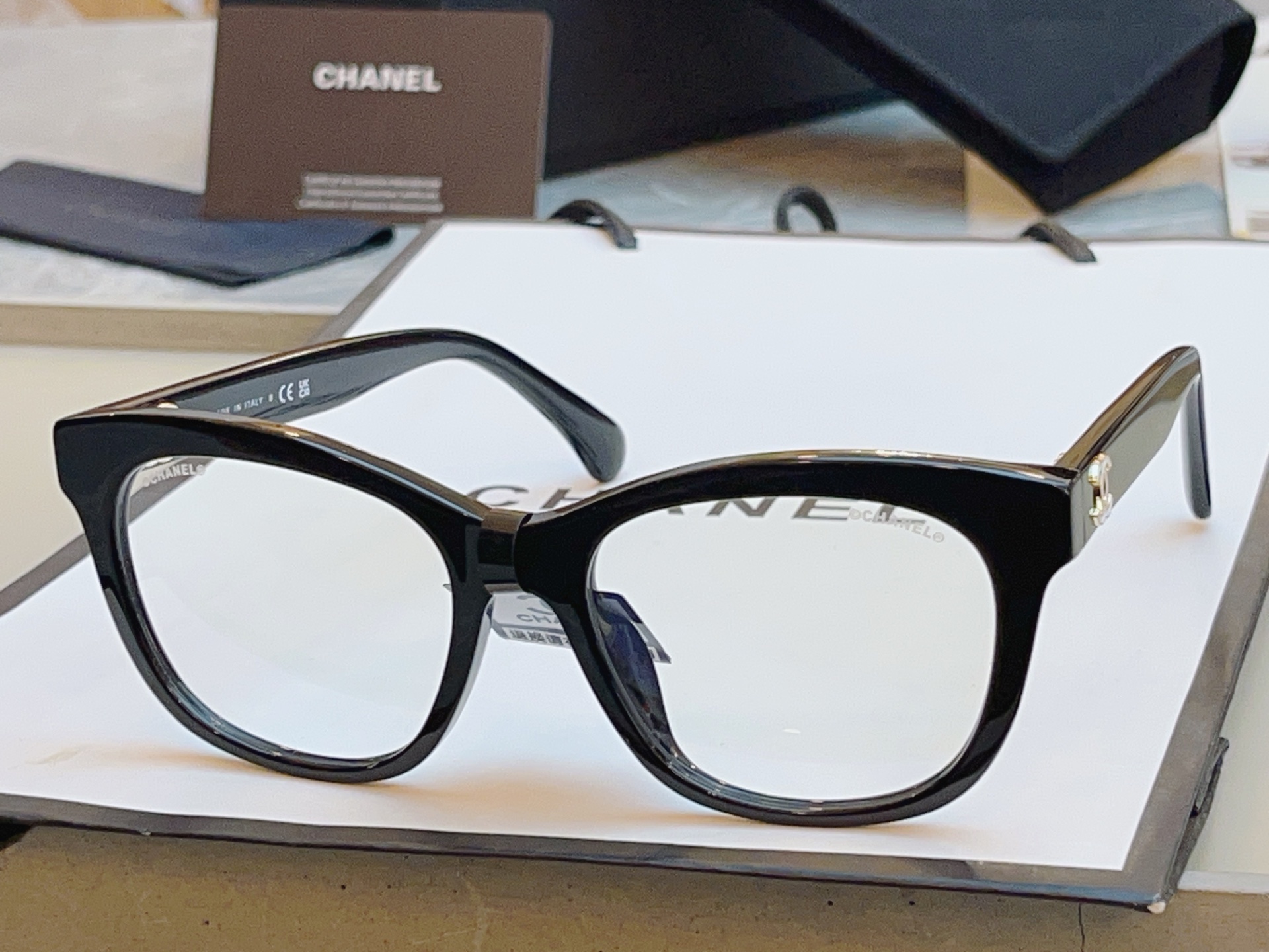 ，【CHANE*】香奈*儿新款眼镜架👓 高版本✨，MODEL：CH3483-A，SIZE：52口17-1