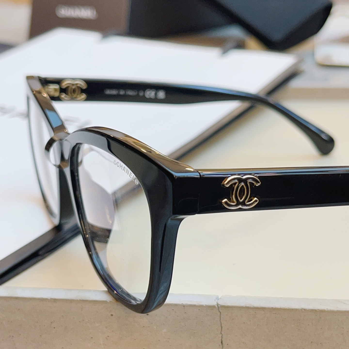 ，【CHANE*】香奈*儿新款眼镜架👓 高版本✨，MODEL：CH3483-A，SIZE：52口17-1