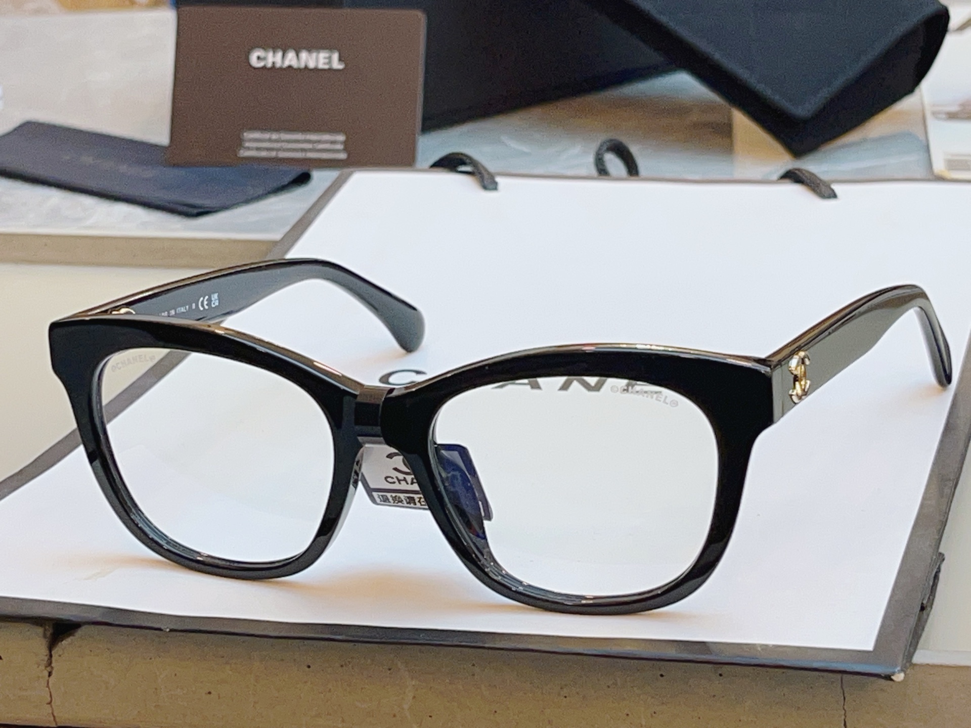 ，【CHANE*】香奈*儿新款眼镜架👓 高版本✨，MODEL：CH3483-A，SIZE：52口17-1