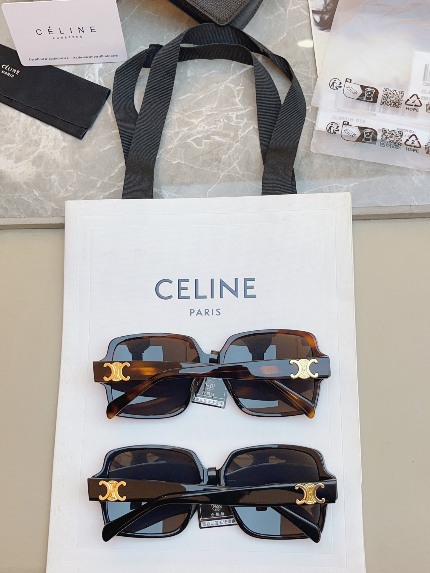 ，【CELIN*】赛*琳新款太阳镜🕶️ 高品质✨， MODEL:CL40316U，SIZE: 60口15