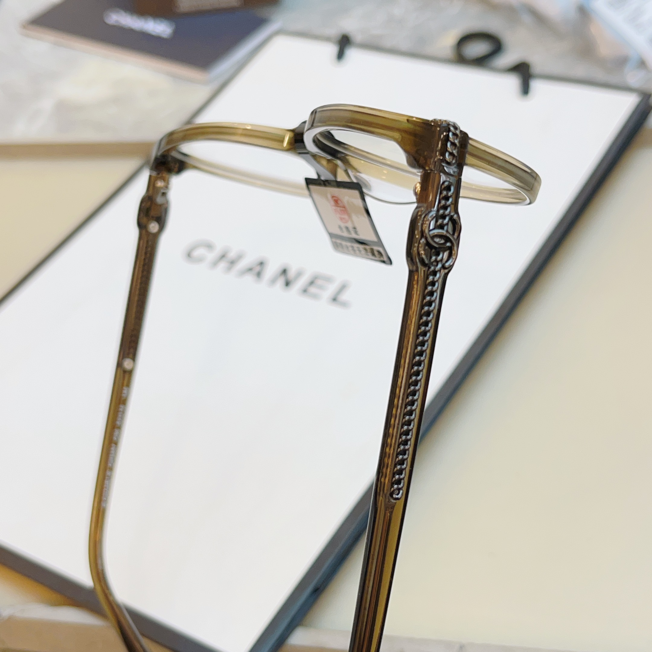 ，【CHANE*】香奈*儿新款眼镜架👓 高版本✨，MODEL：CH3457，SIZE：52口15-145