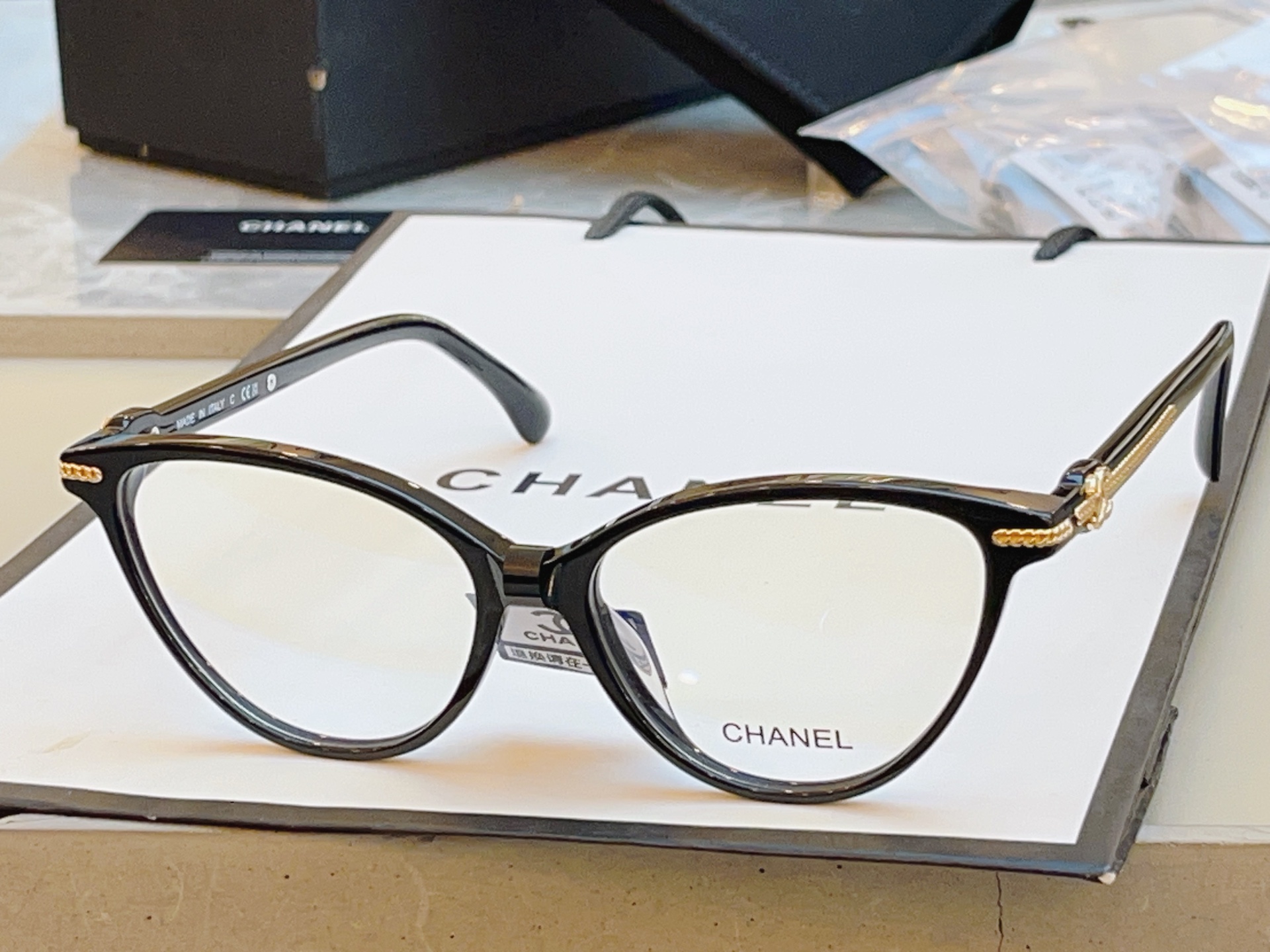 ，【CHANE*】香奈*儿新款眼镜架👓 高版本✨，MODEL：CH3457，SIZE：52口15-145