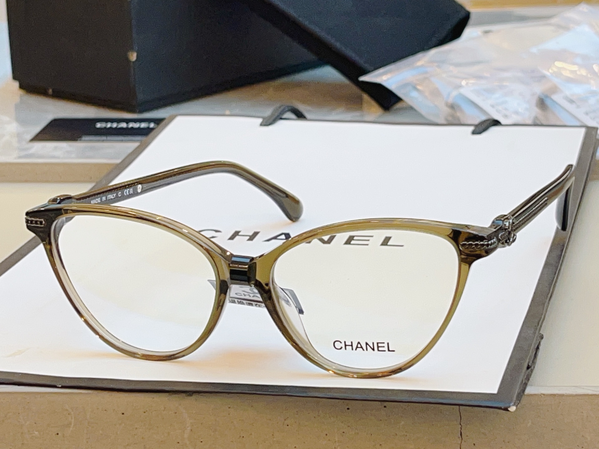 ，【CHANE*】香奈*儿新款眼镜架👓 高版本✨，MODEL：CH3457，SIZE：52口15-145