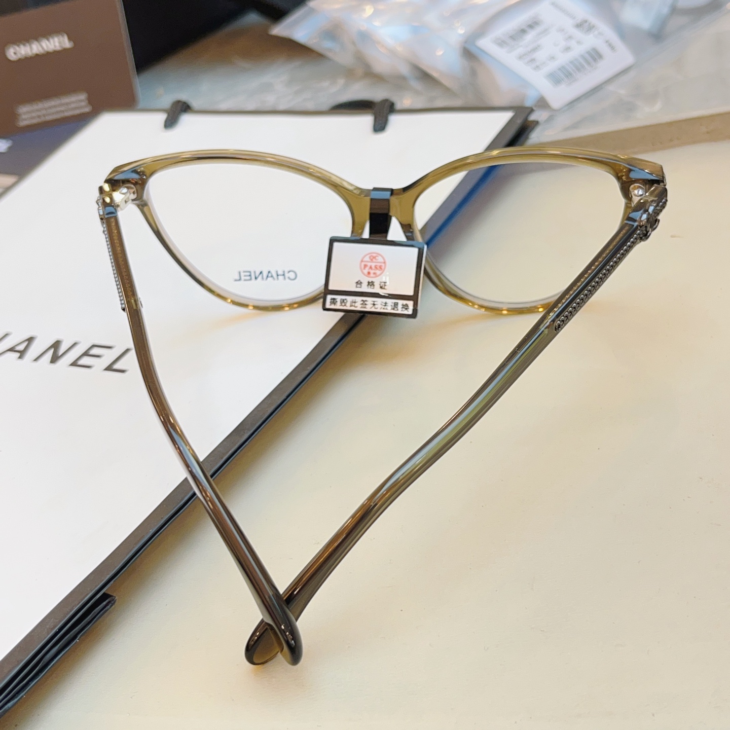 ，【CHANE*】香奈*儿新款眼镜架👓 高版本✨，MODEL：CH3457，SIZE：52口15-145