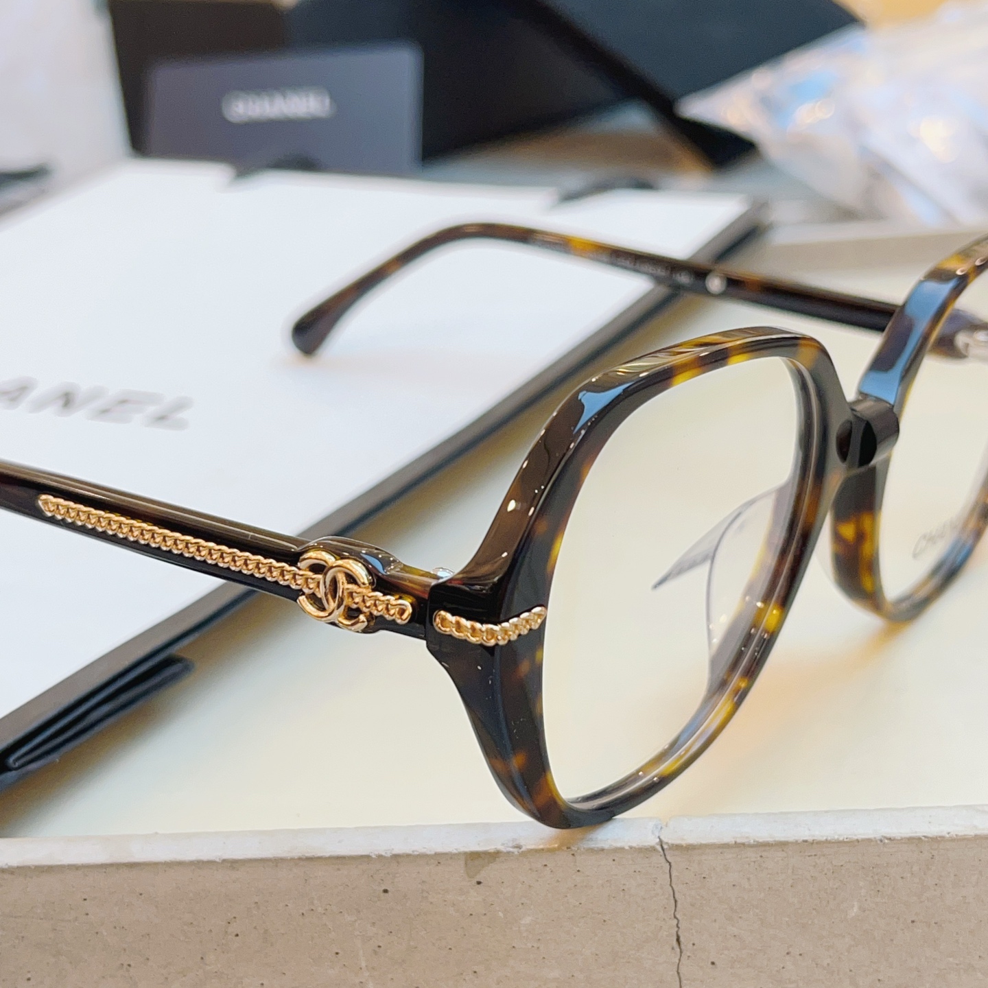 ，【CHANE*】香奈*儿新款眼镜架👓 高版本✨，MODEL：CH3458，SIZE：52口17-145